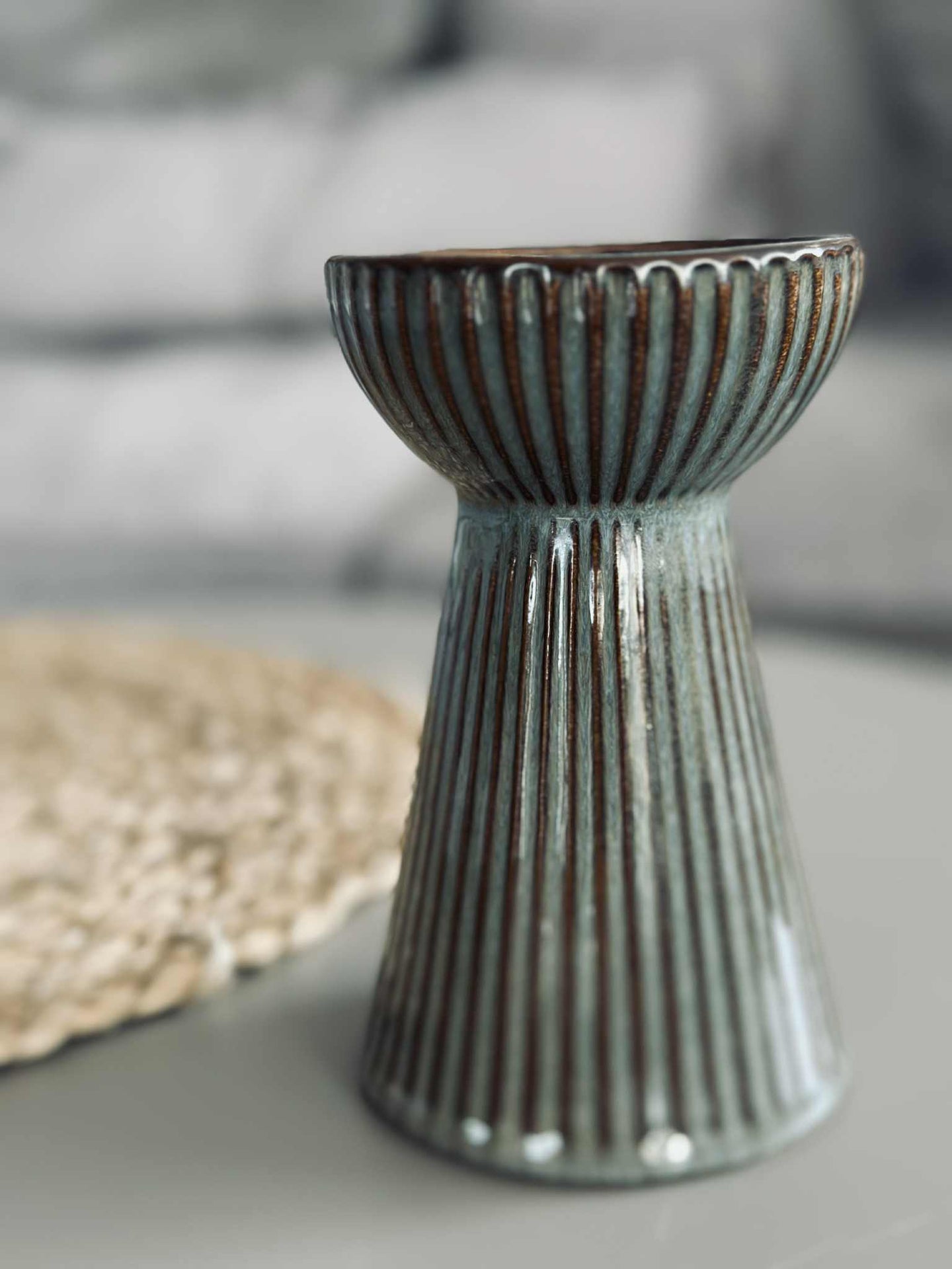 Hyasintvase VIGA - Grå / brun