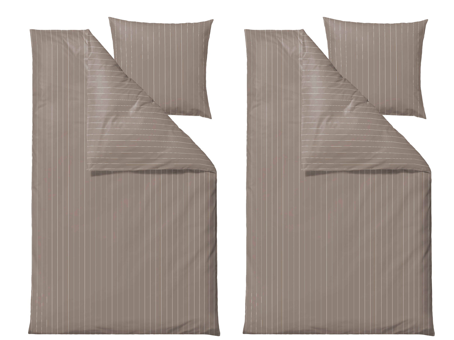 Sengetøy, 2 sett - Södahl - 140x220 cm - Zen - Taupe