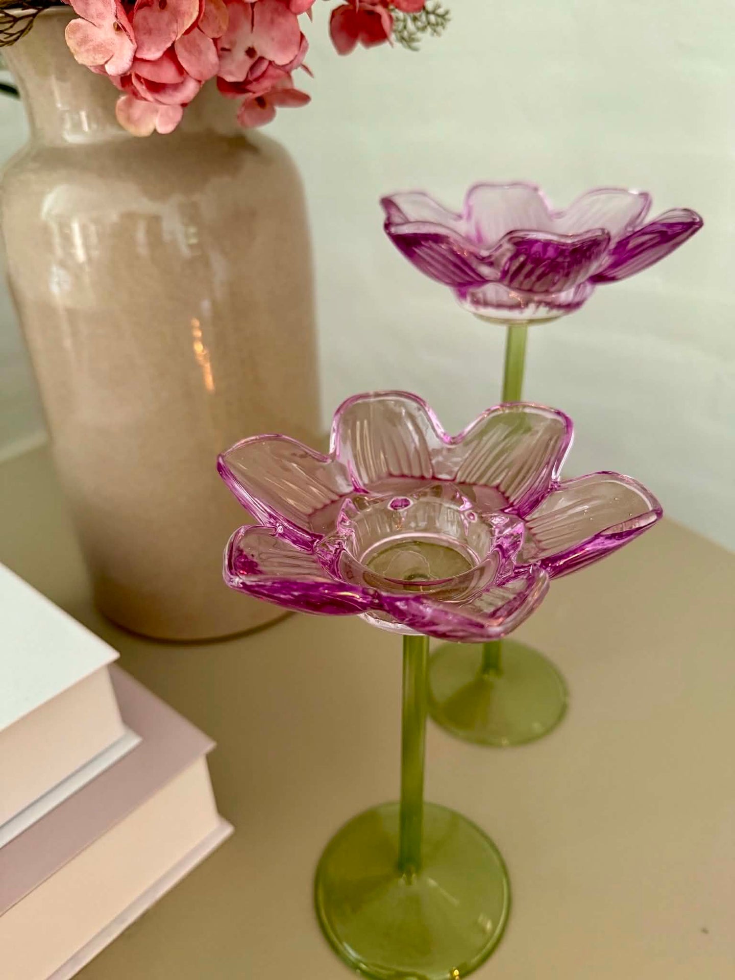 Lysestake blomst - Lilla
