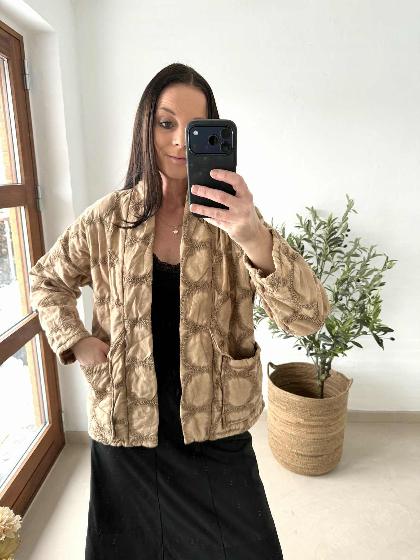Jakke med broderi - Alison