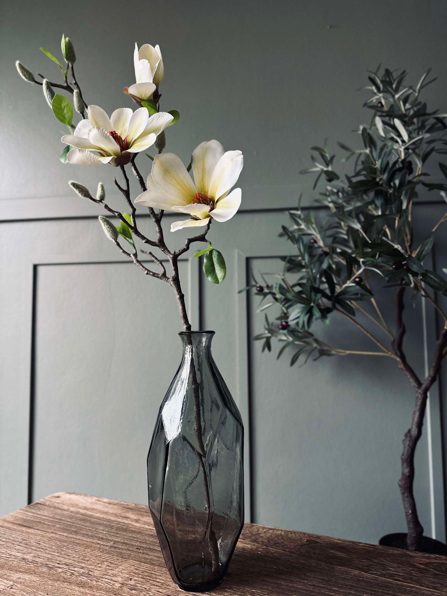 Blomst Magnolia - Hvit