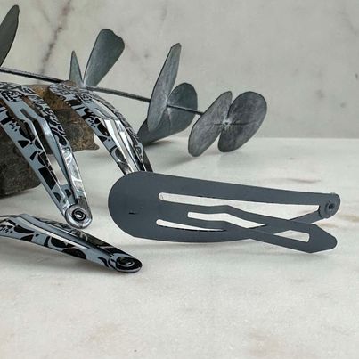 Hårspenner Eva Grey - 4 stk