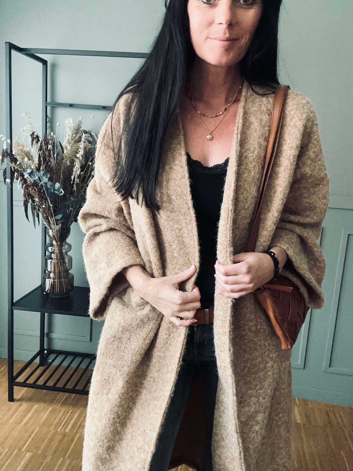 Jakke Belina - Oversize Camel