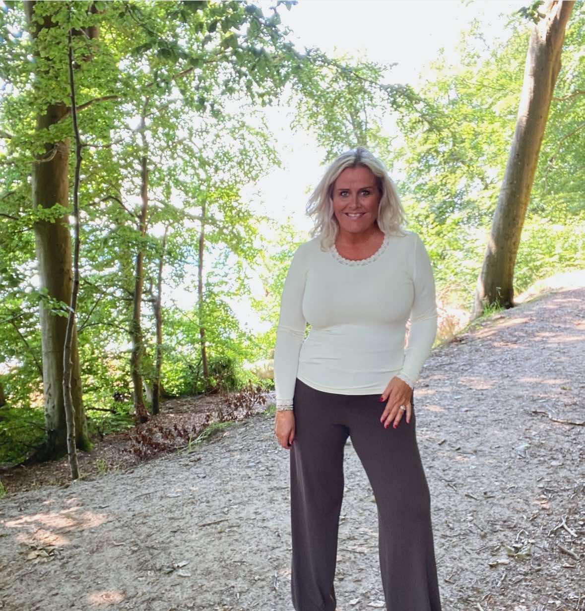 Bluse Frida mikrofiber - White