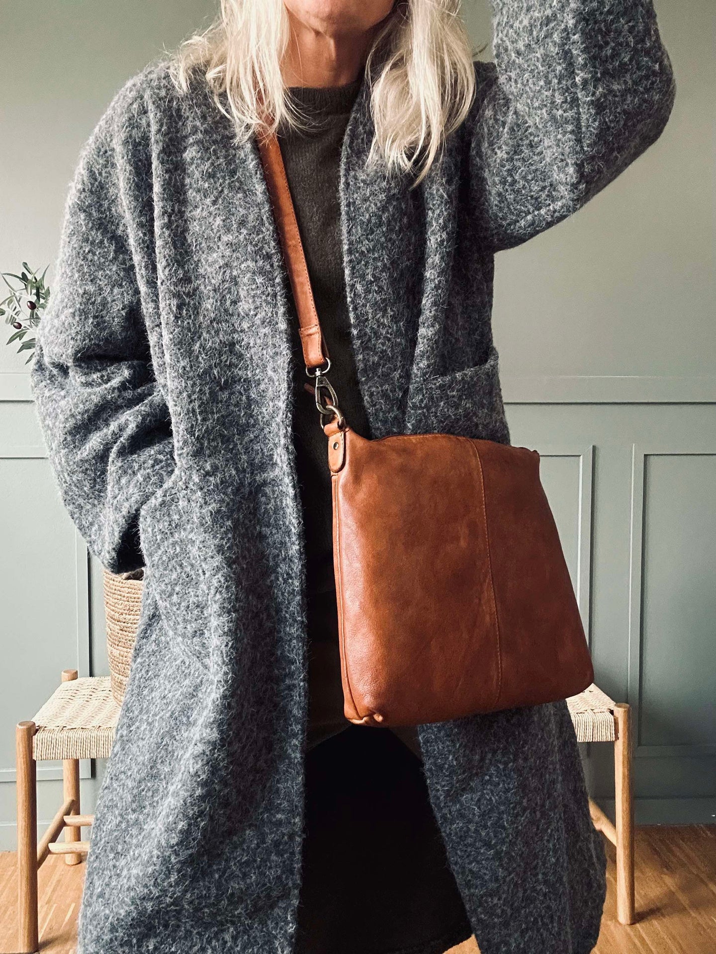 Jakke Belina - Oversize Grå