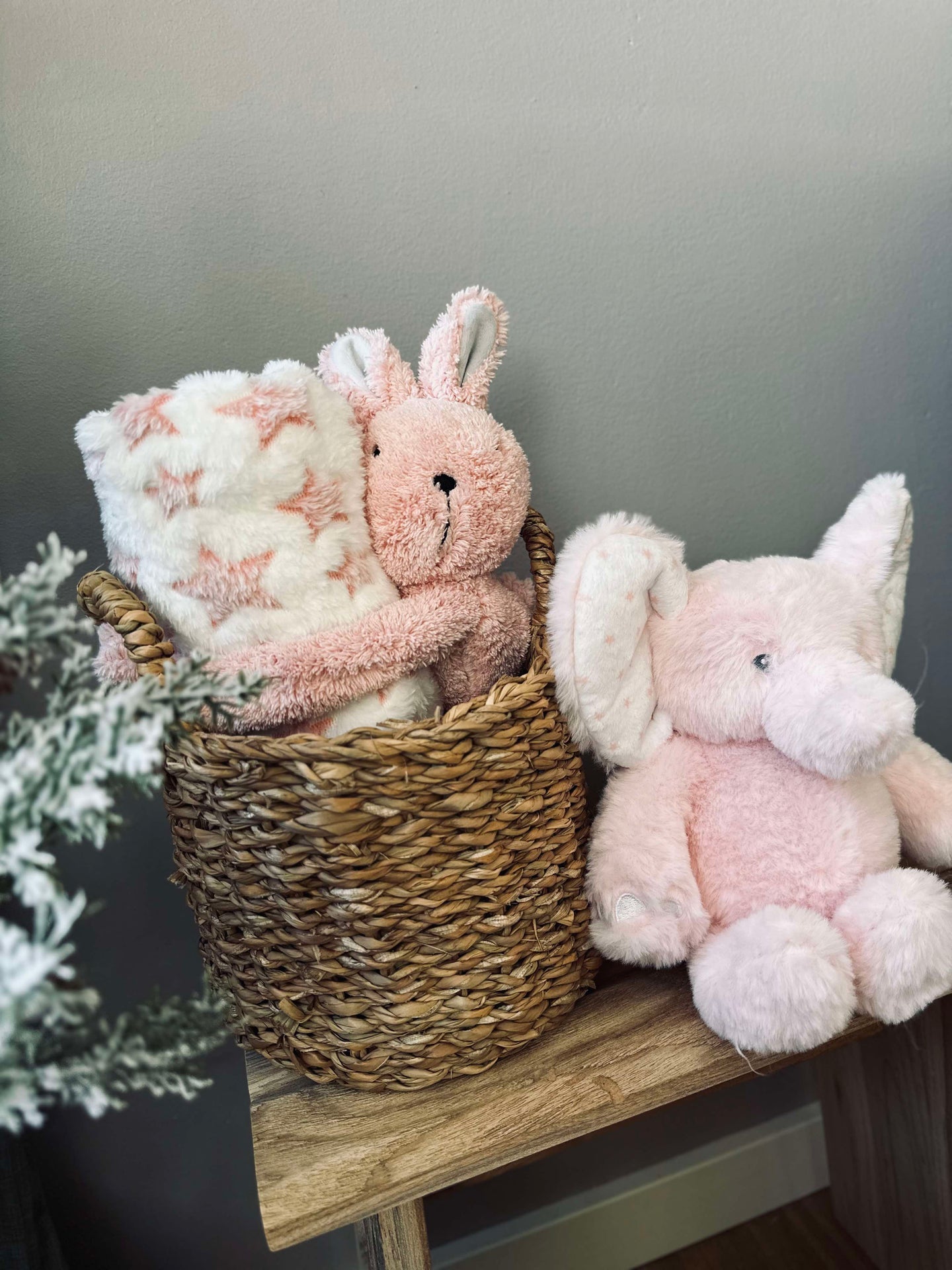 Bamse Elefant 25cm - Lyserosa