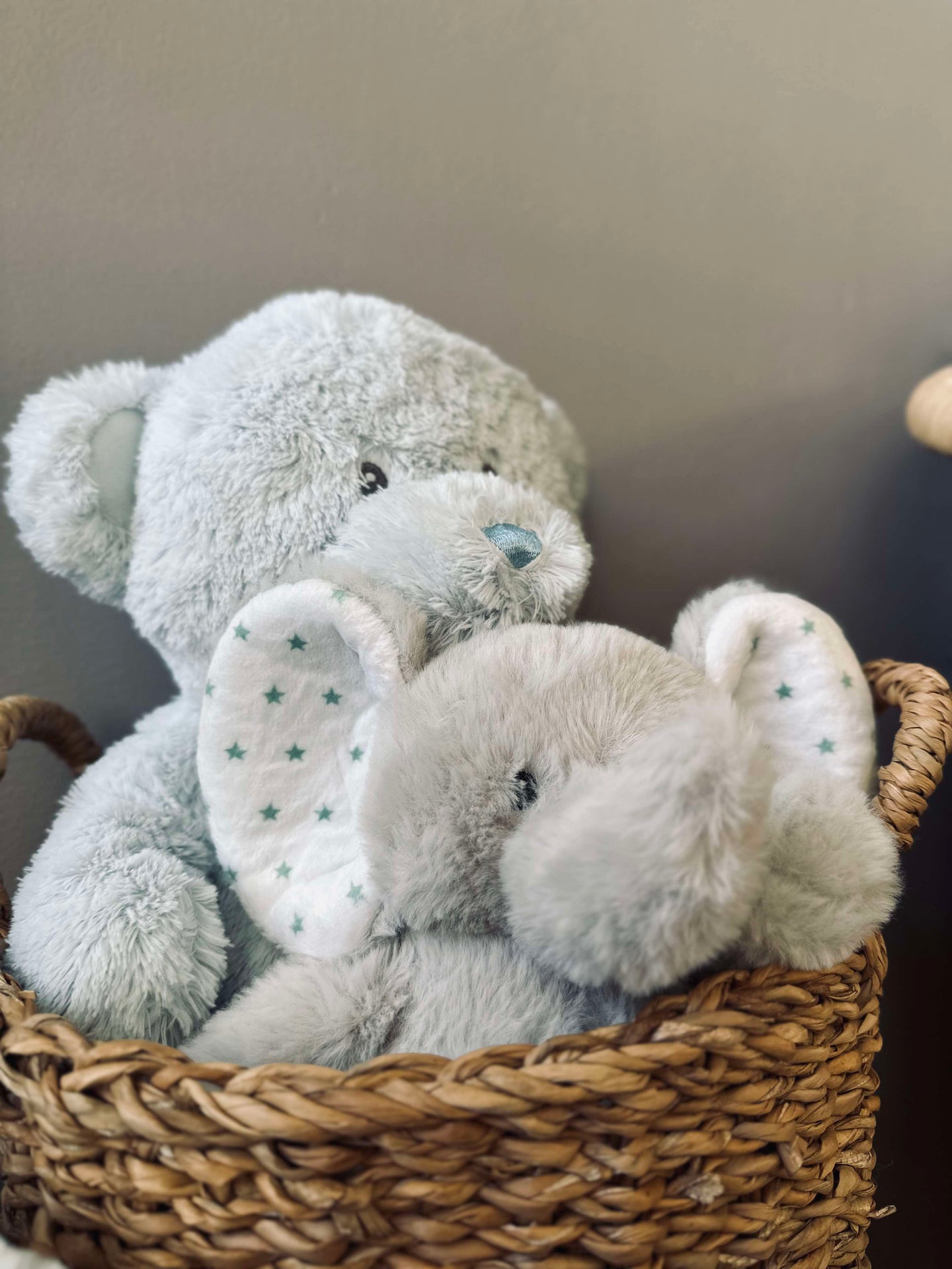 Bamse Elefant - 25cm - Grå