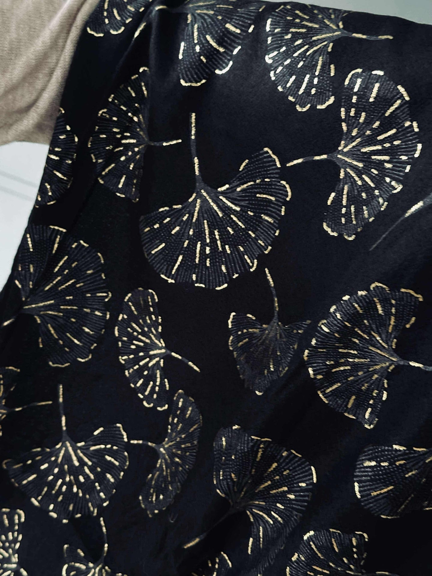 Skjerf Ginkgo - Black
