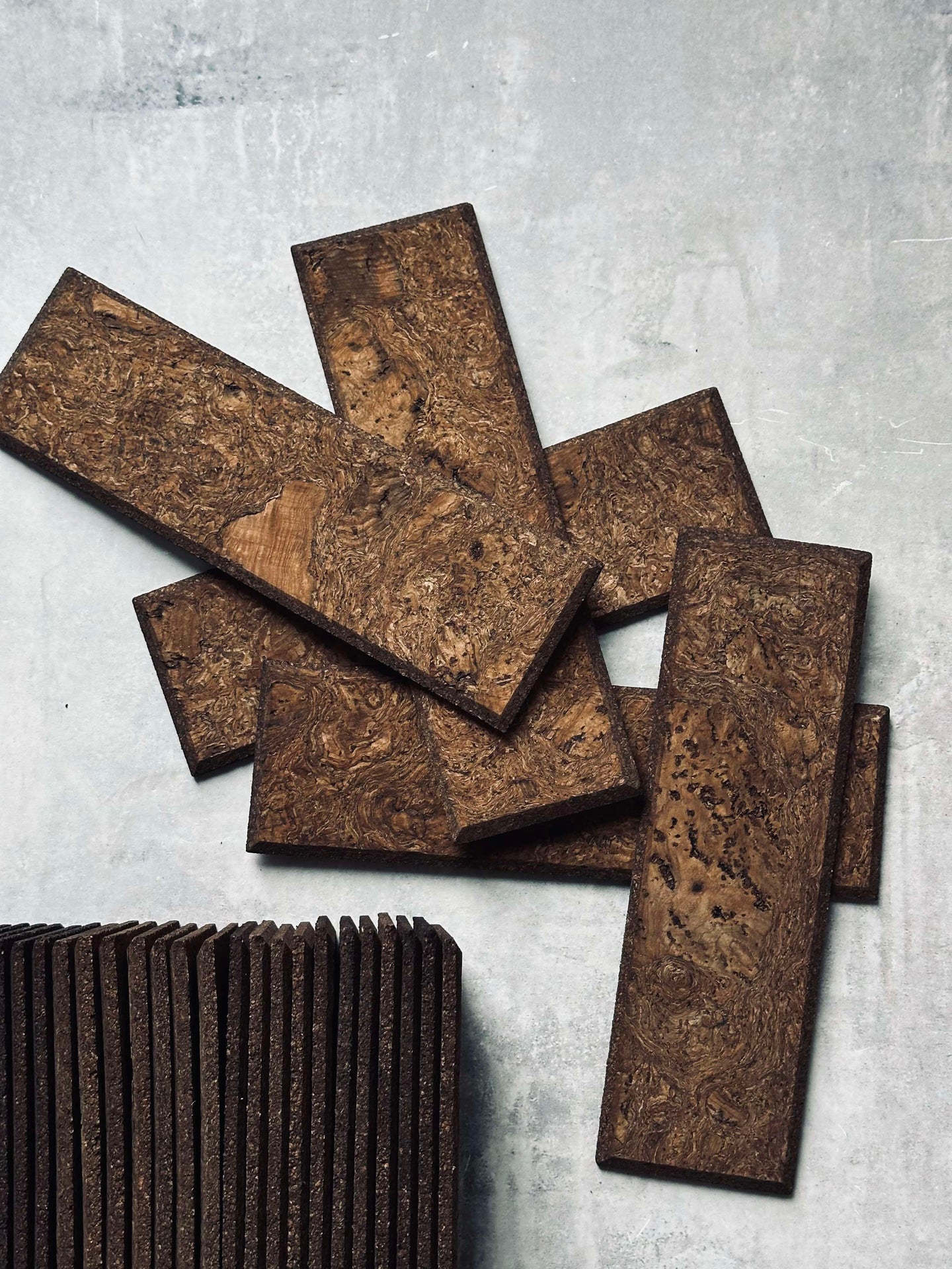 Murstein Brown - Natur pakke med 62 stk