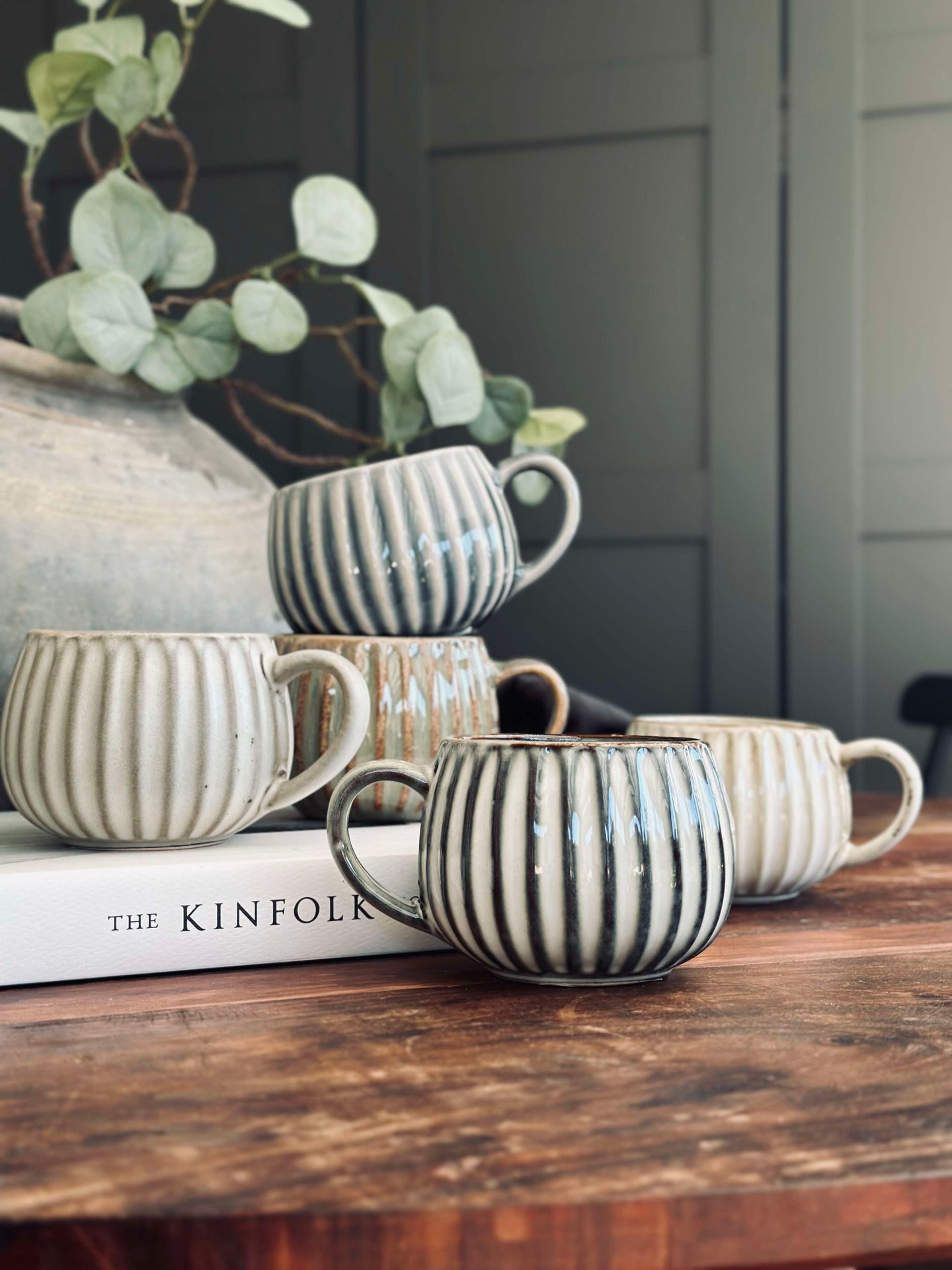 VIGA Stripet Krus - Sand