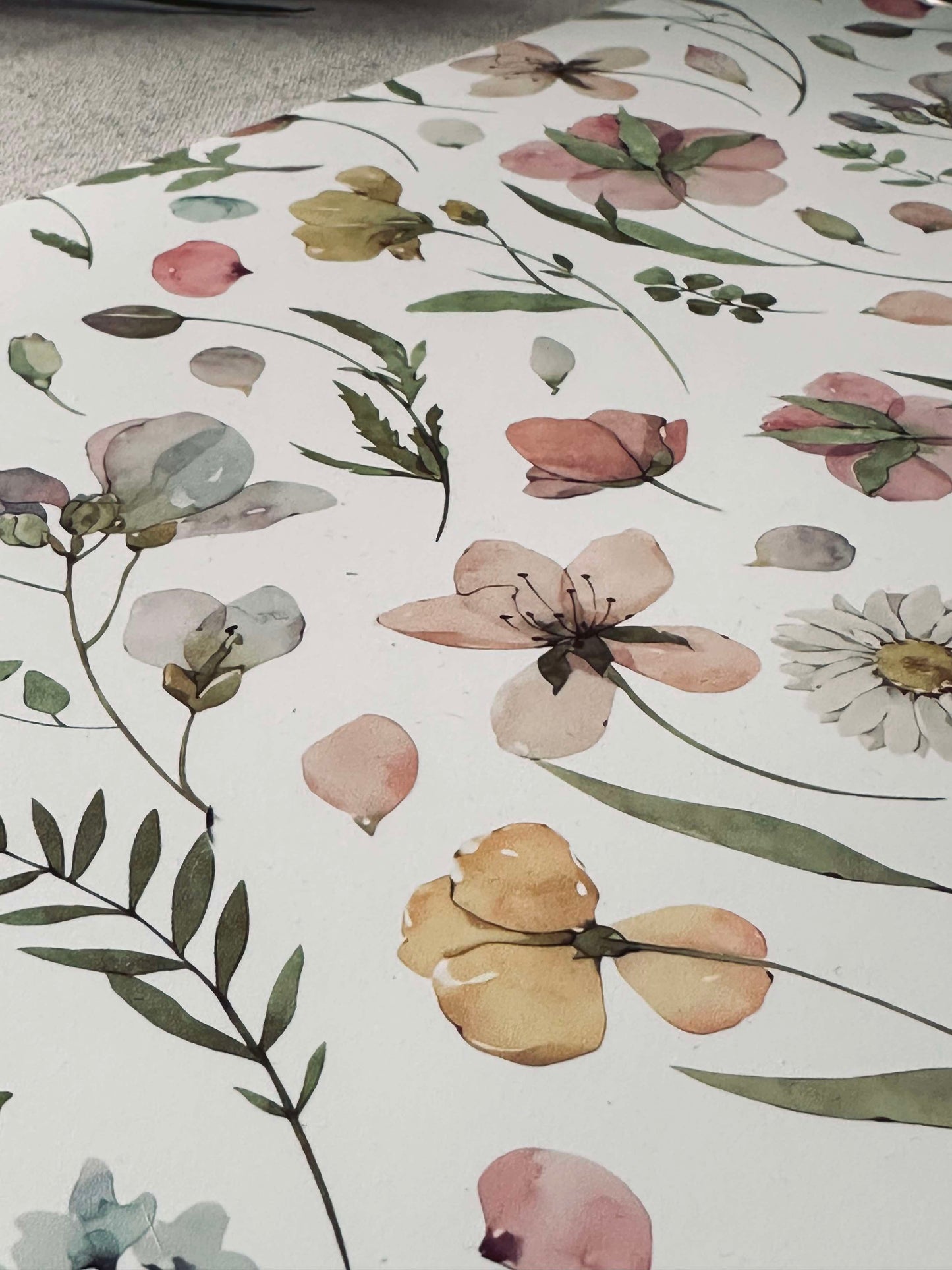 Bordbrikke Flora - Hvit