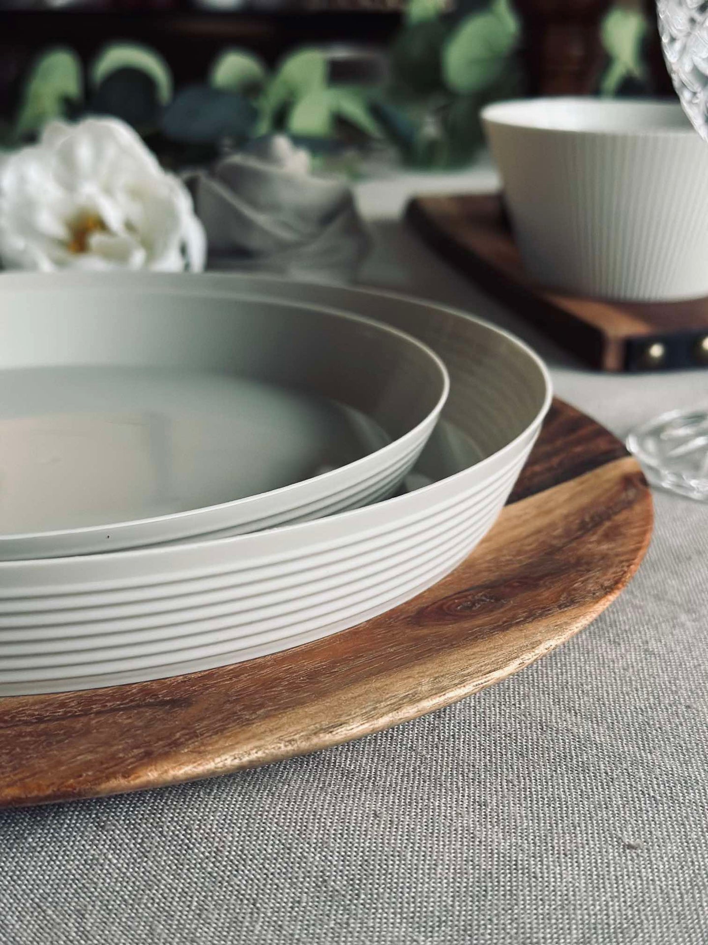 Tallerken Norma 20 cm - Beige 2 stk.