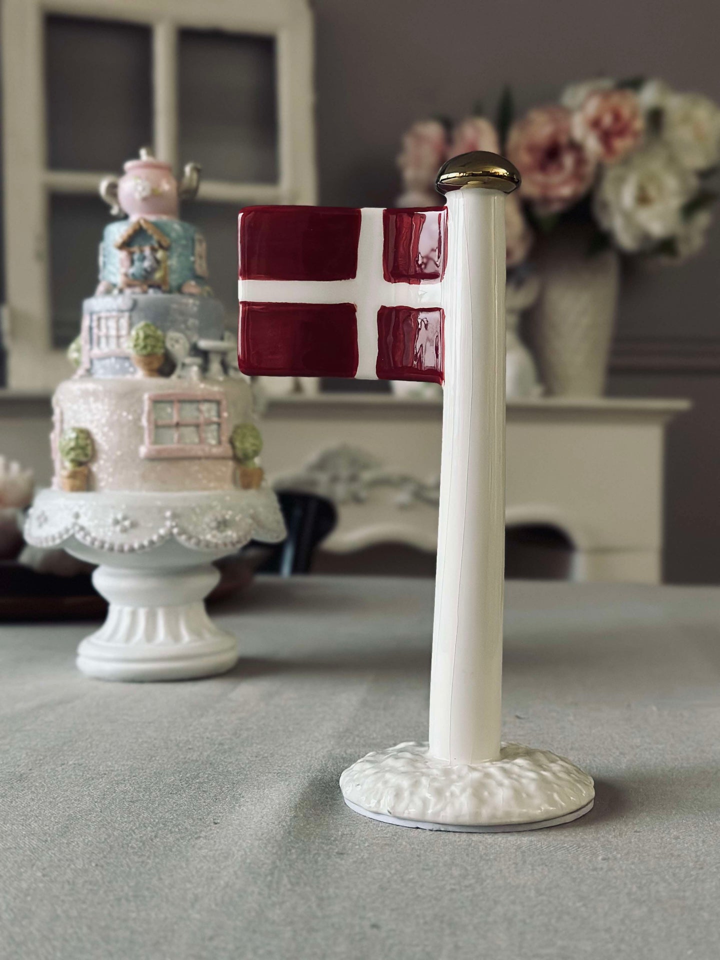 Flagg keramikk – Dannebrog