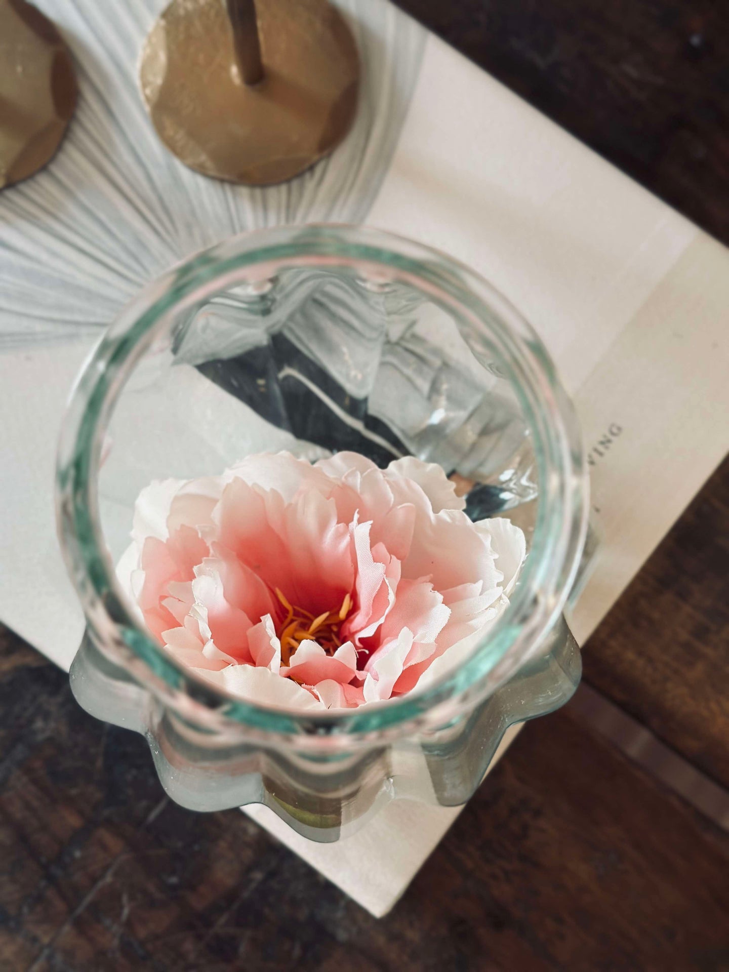 Vase Onion - Klar glass