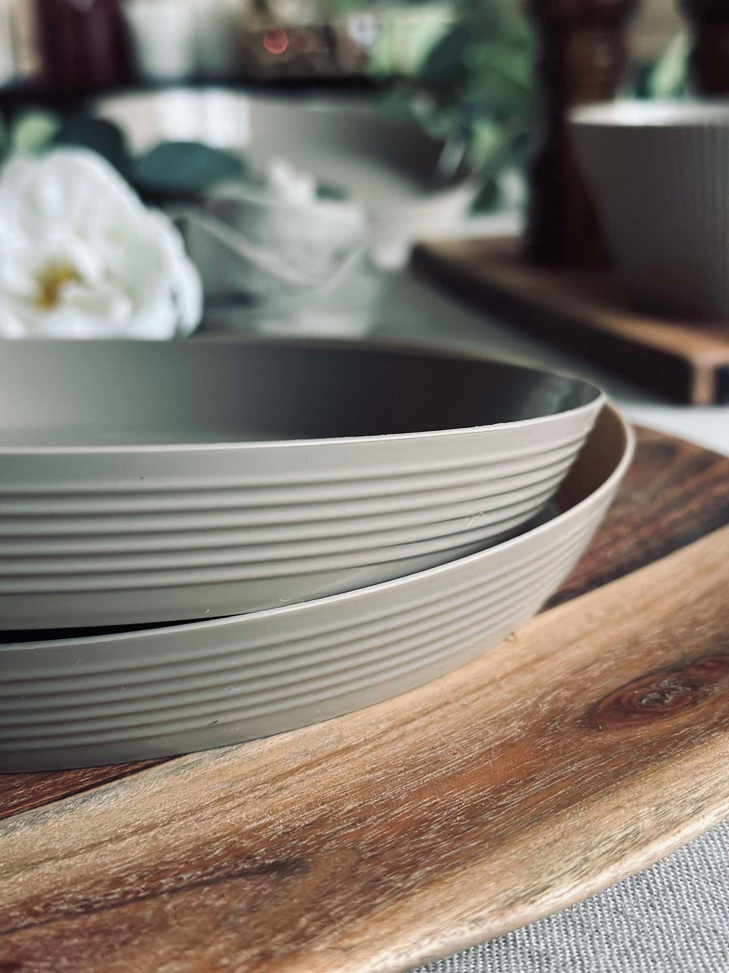 Norma tallerken 20cm - Mocca 2stk.