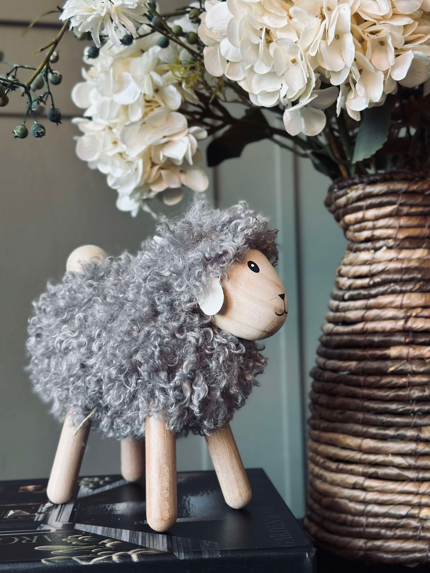 Langhåret sau - Grå XXL