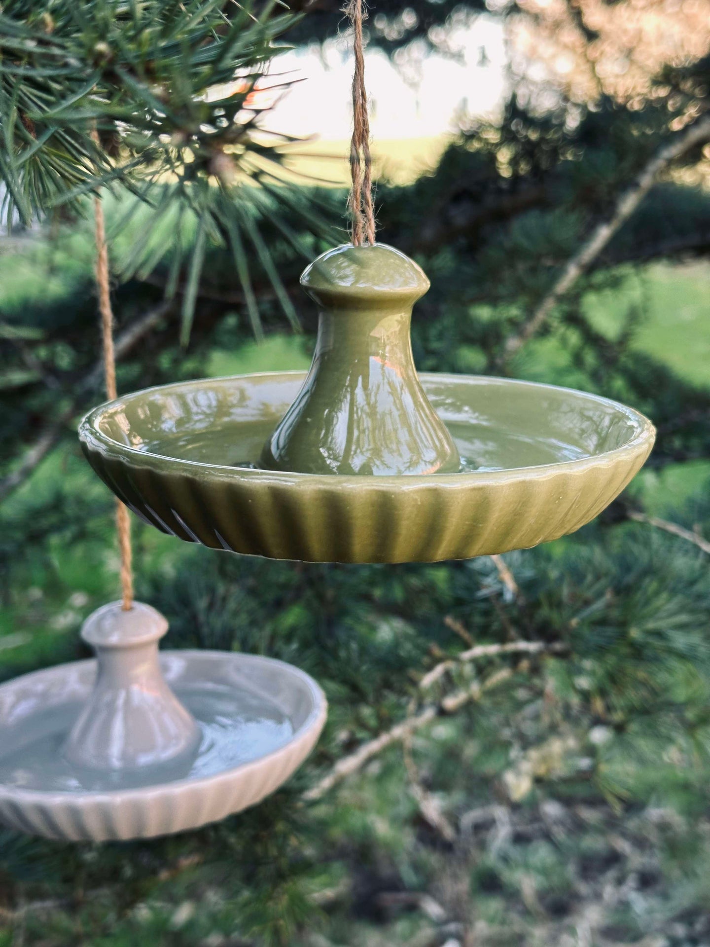 Fuglemater-oppheng - Beige