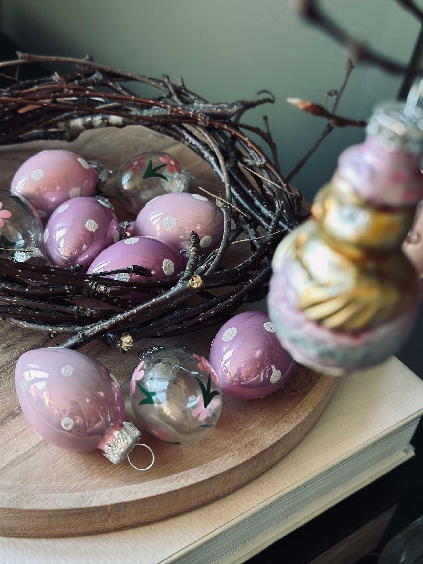 Påskeegg 8 stk - Rose-miks