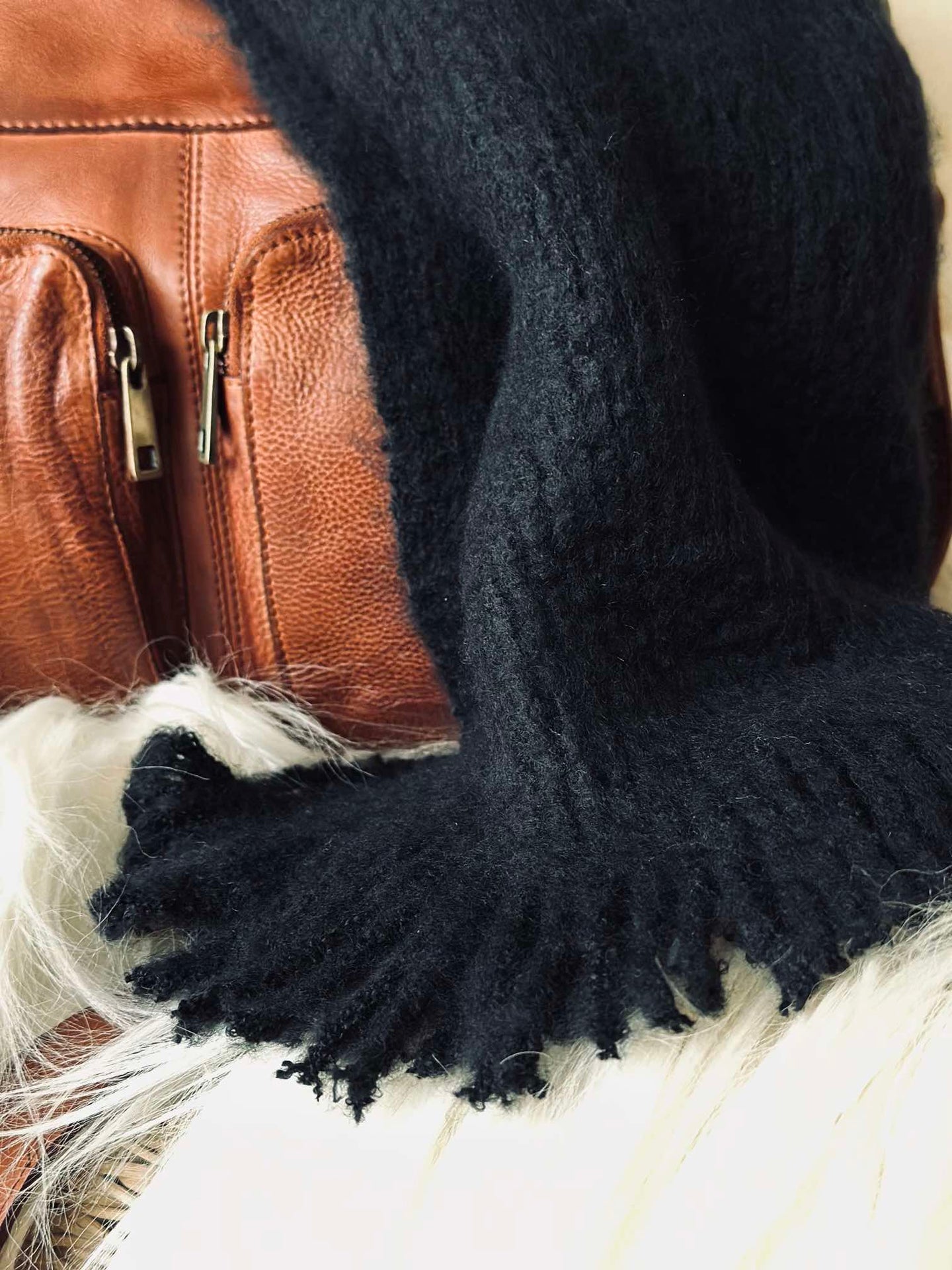 Skjerf black - Super soft