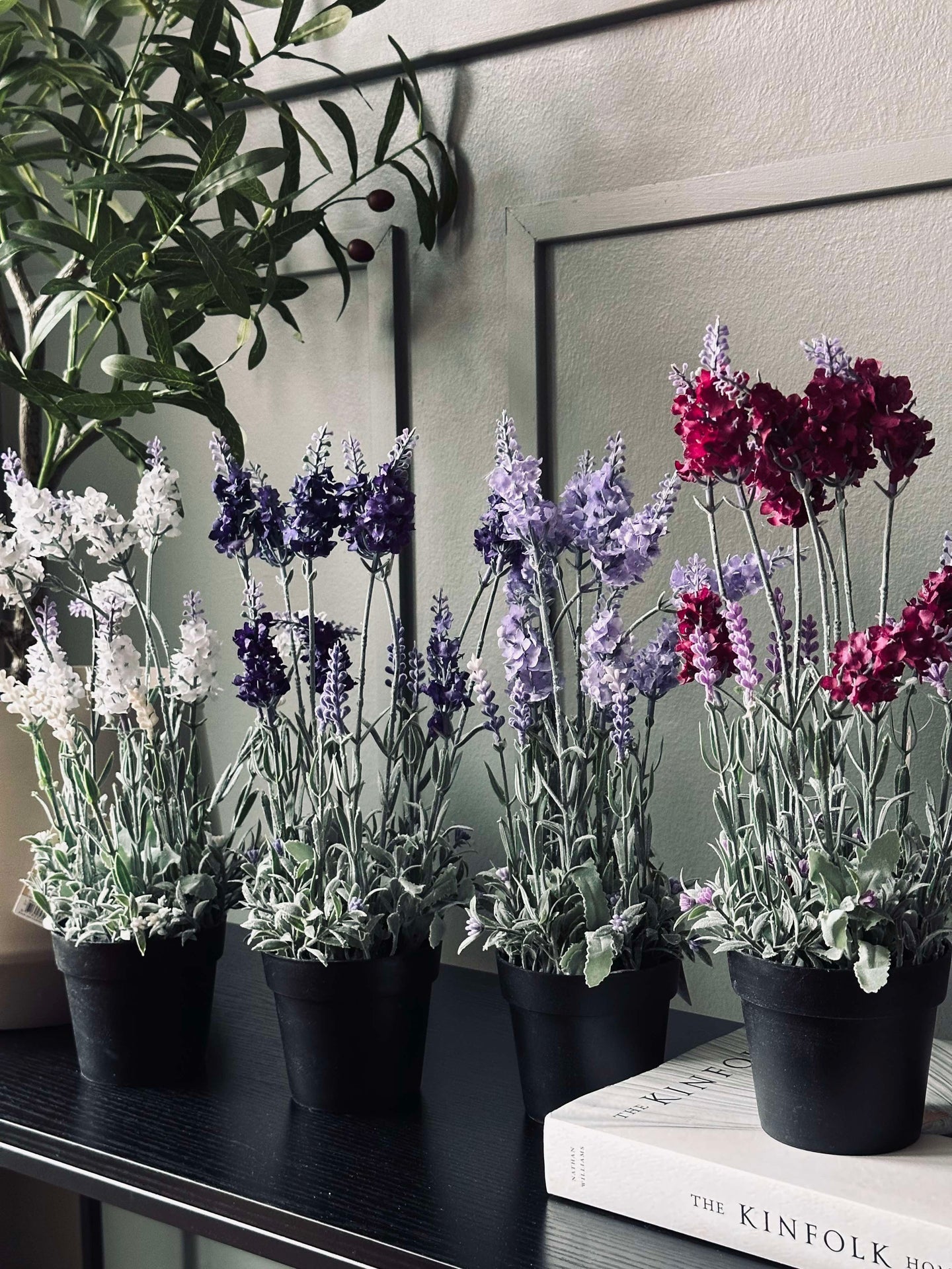 Lavendel 40 cm - Hvit