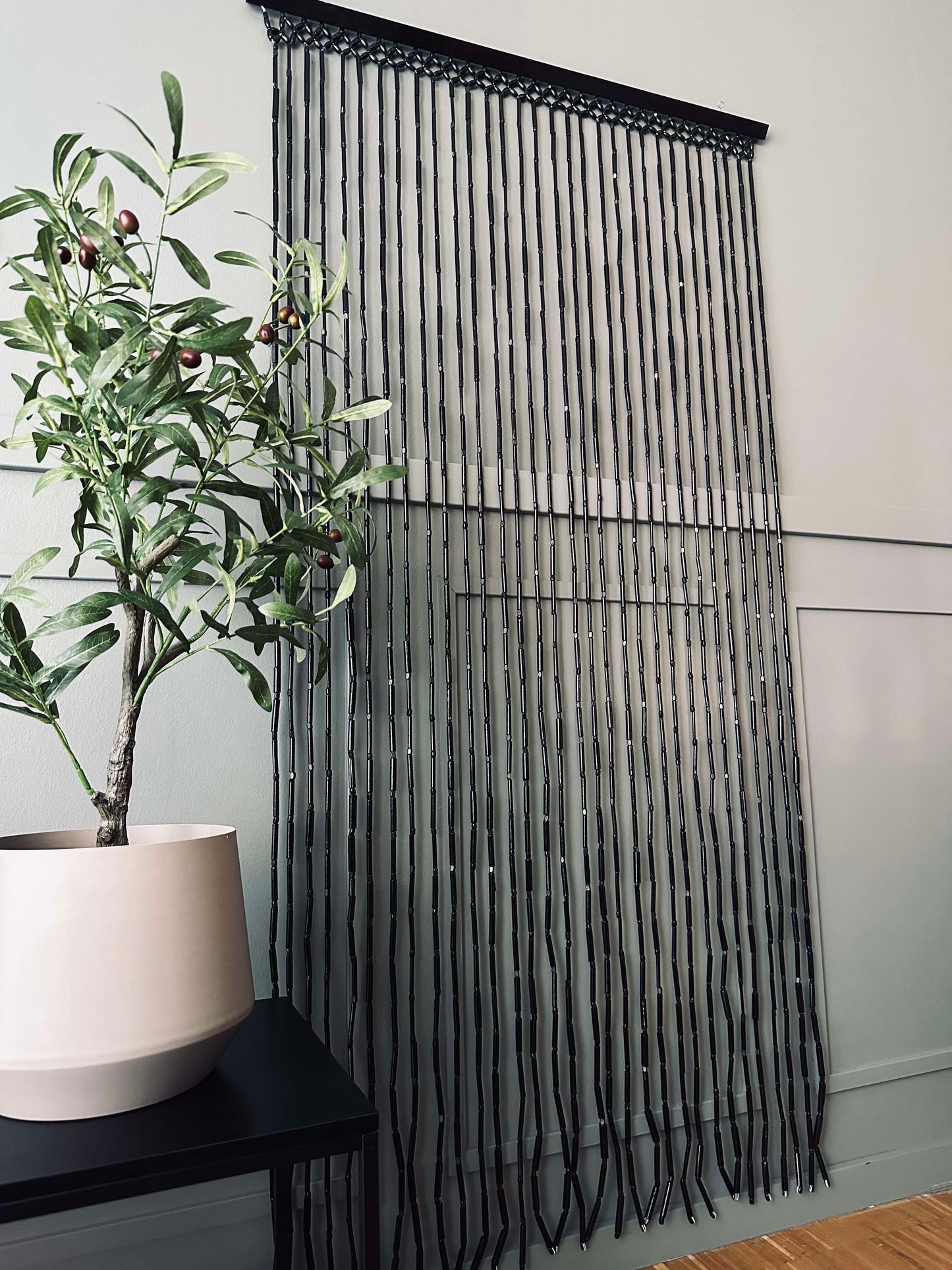 Bambusforheng Svart - 90x180