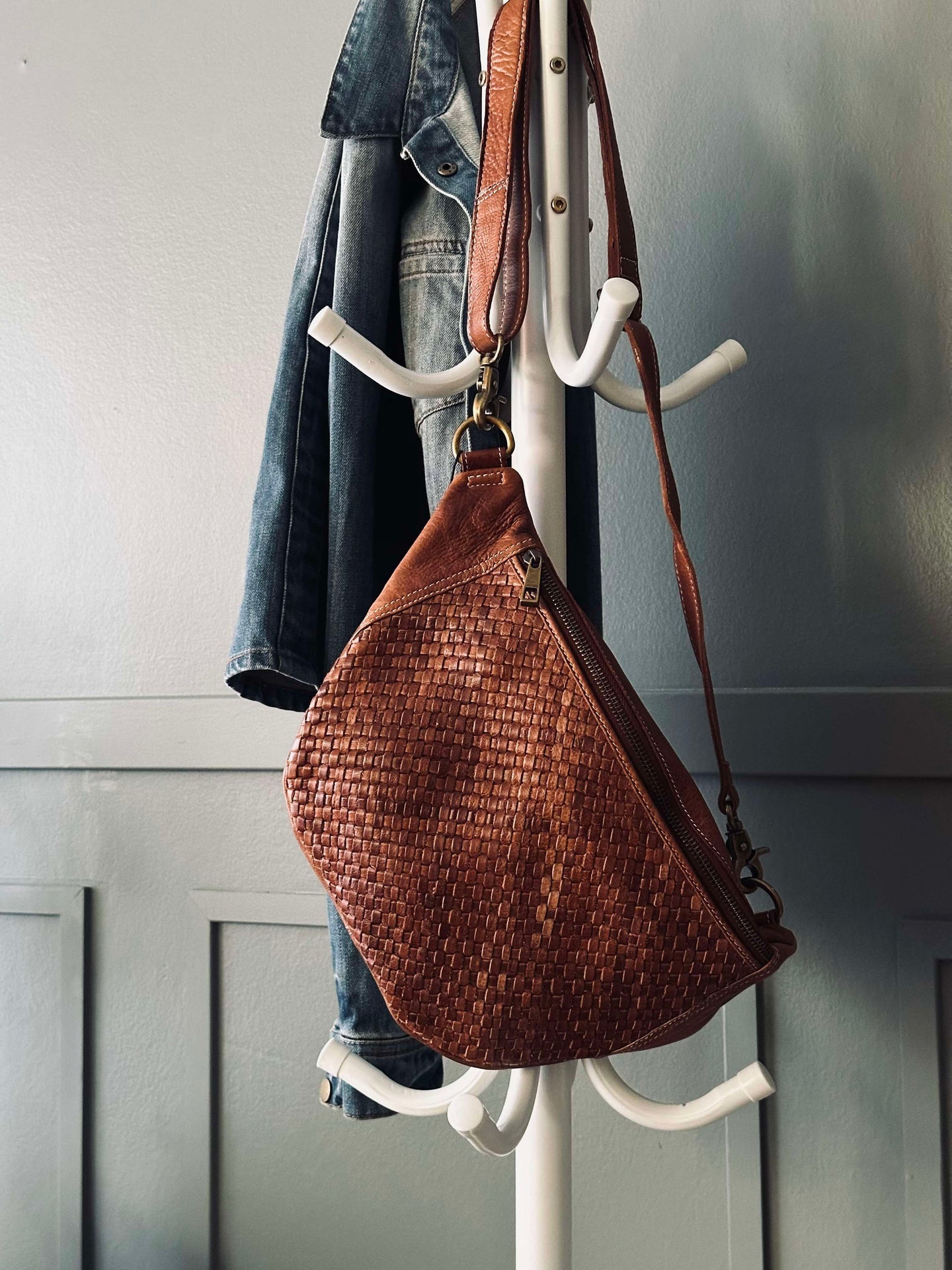 Bumbag DARIA Skinn - Valnøtt