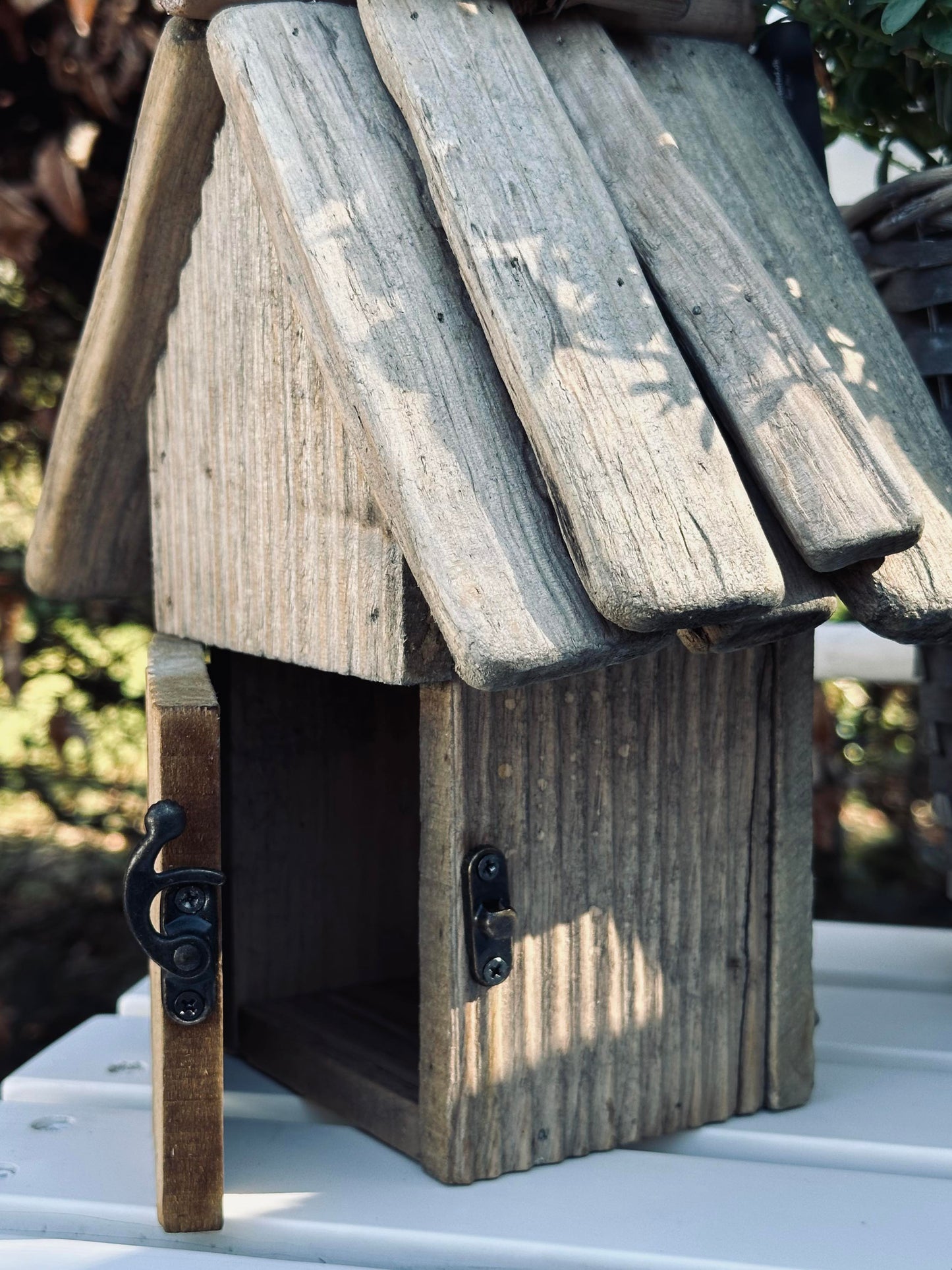 Fuglehus i vasket tre - Stor