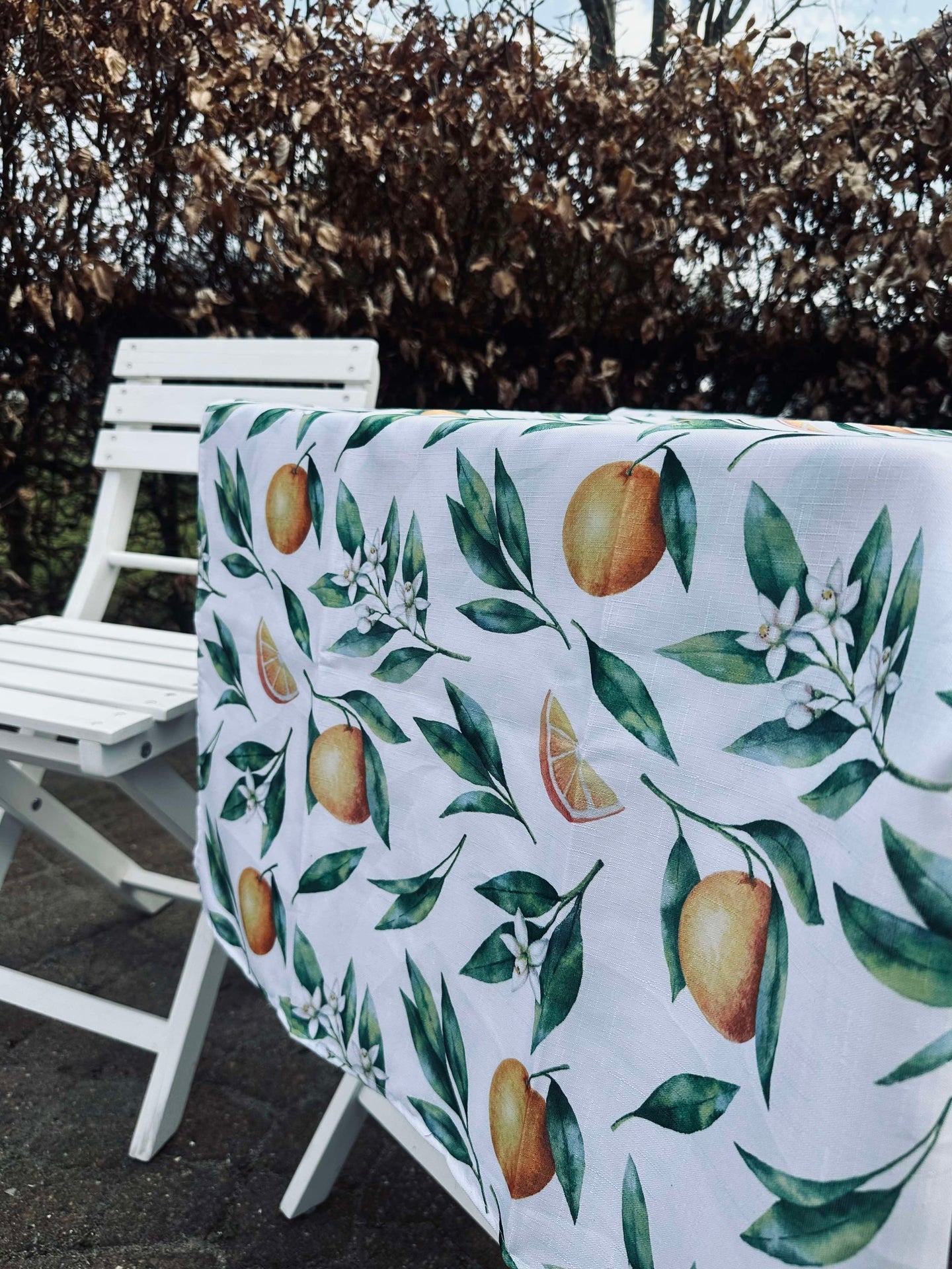 Duk - Vannavvisende 180x130 - Oransje citrus