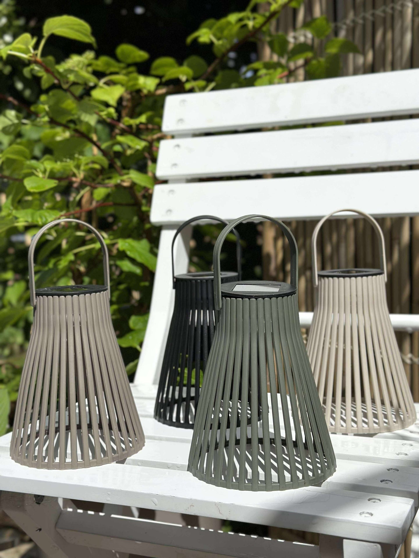 Lykt med solceller 14cm - Flere fargevalg