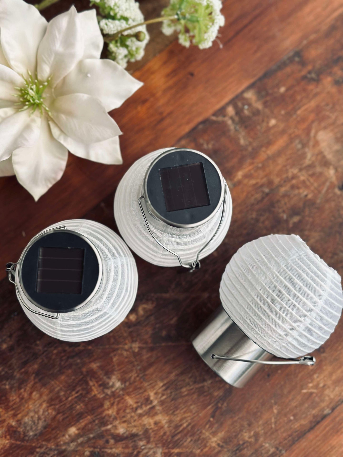 Mini lamper med solcelle - 3 stk.