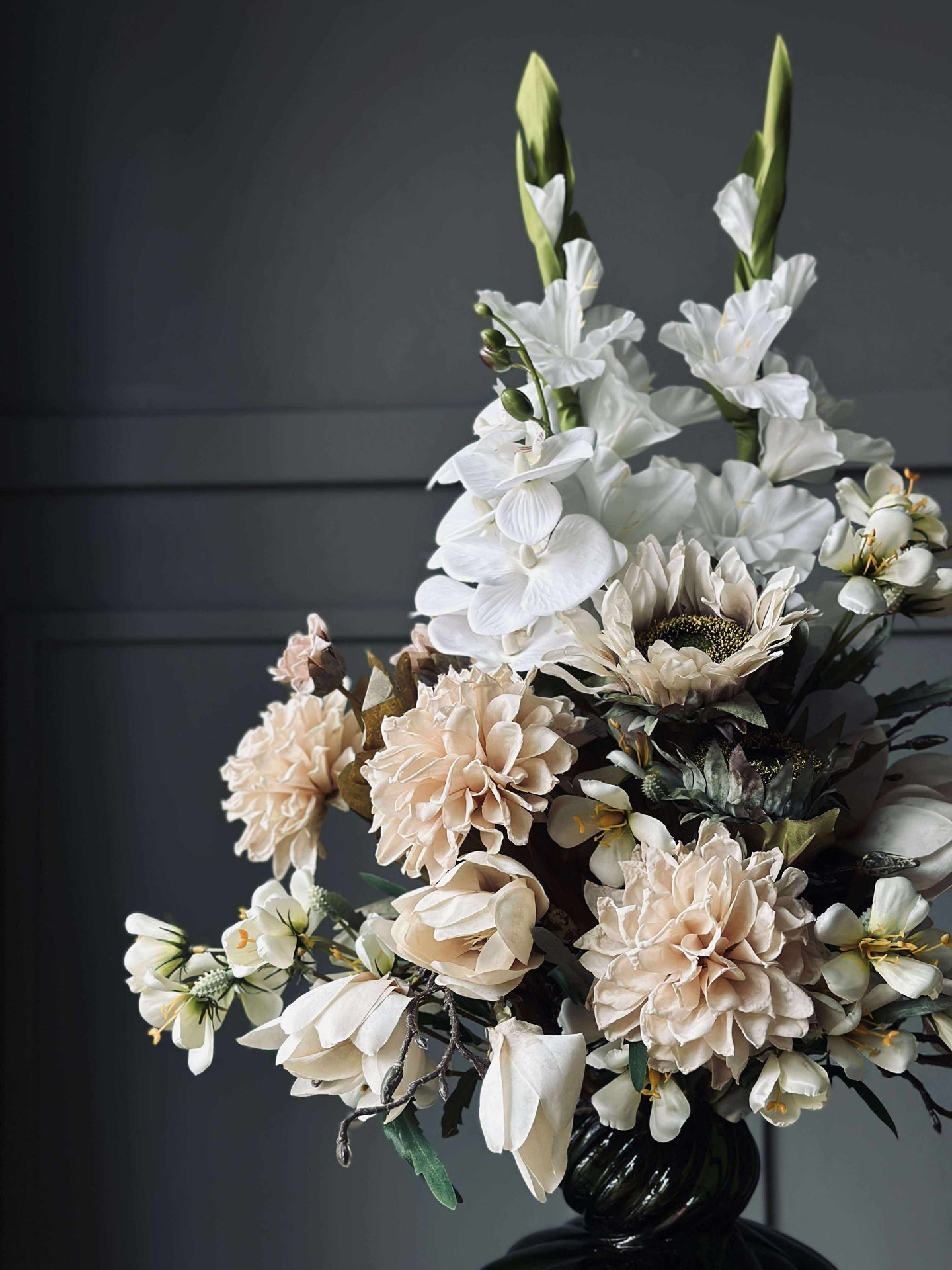 Vase ART grønn munnblåst