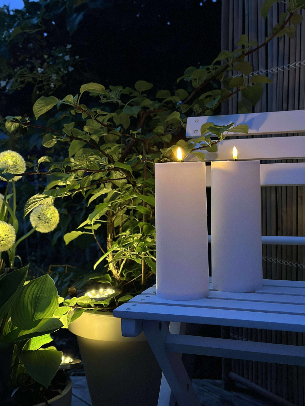 LED Utendørs XL Bloklys 30 cm