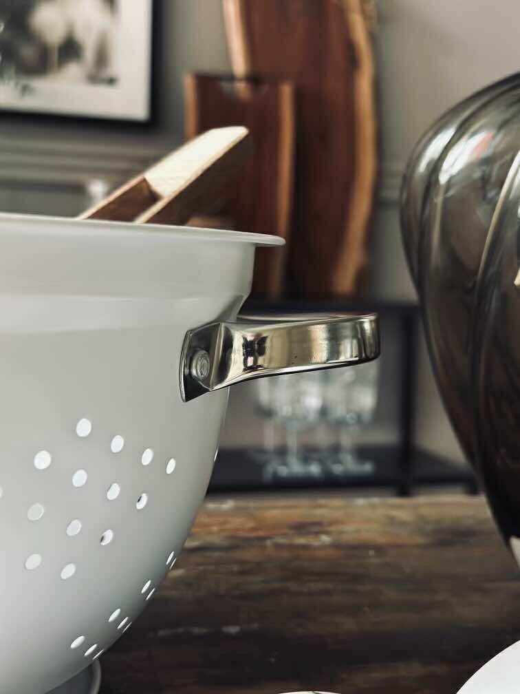 Dørslag - 25 cm Hvit