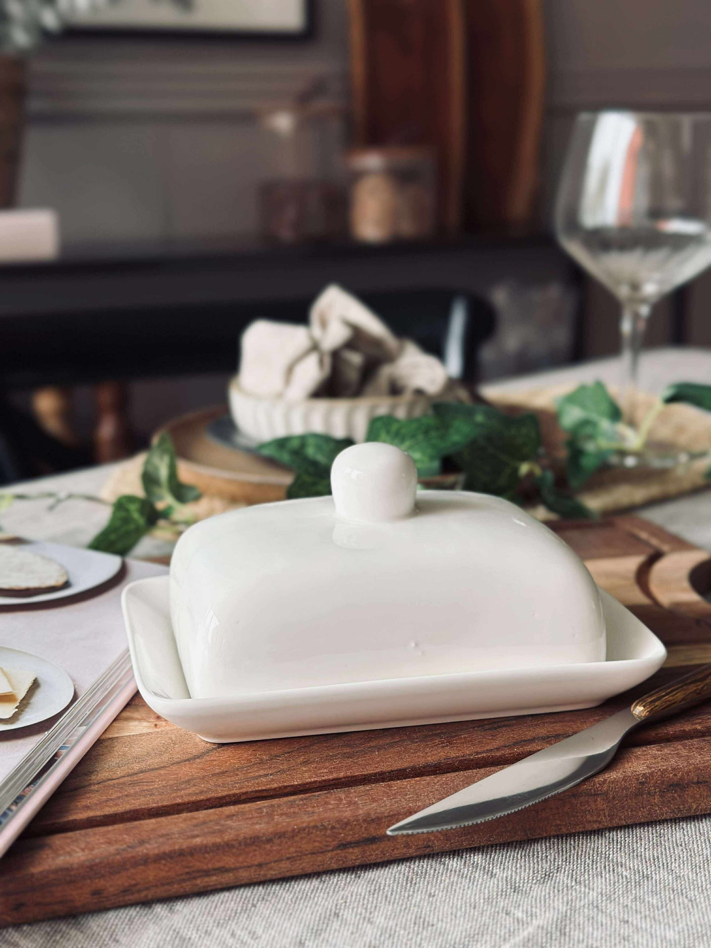 Smørskål - Porselen