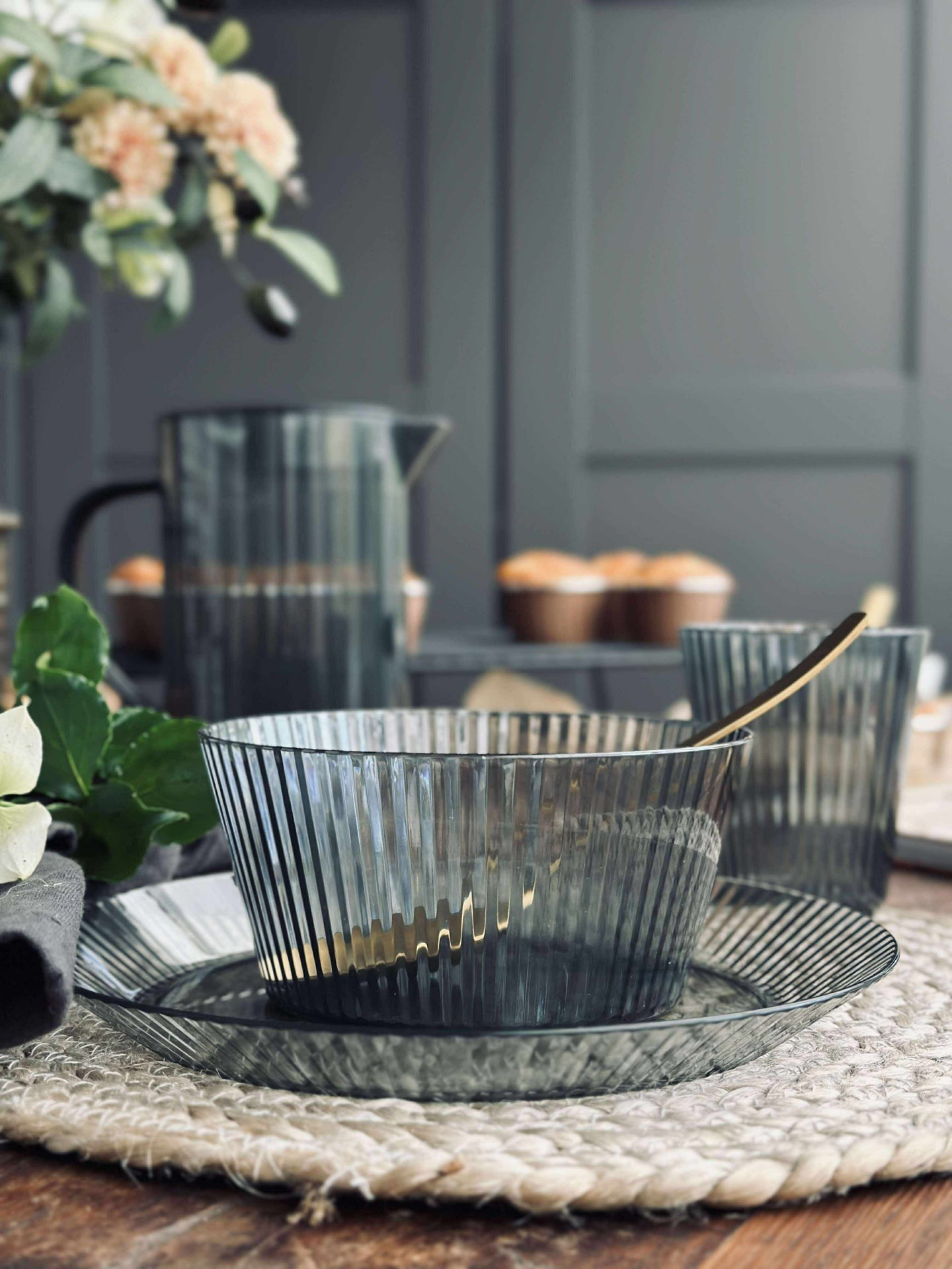 Tallerken DAILY Grå - 4 stk.