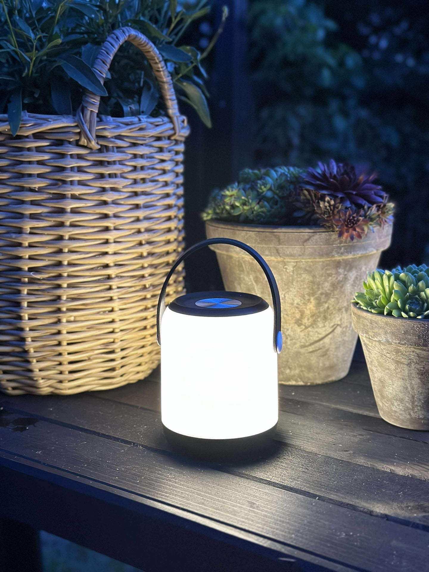 LED touch-lanterne med stropp