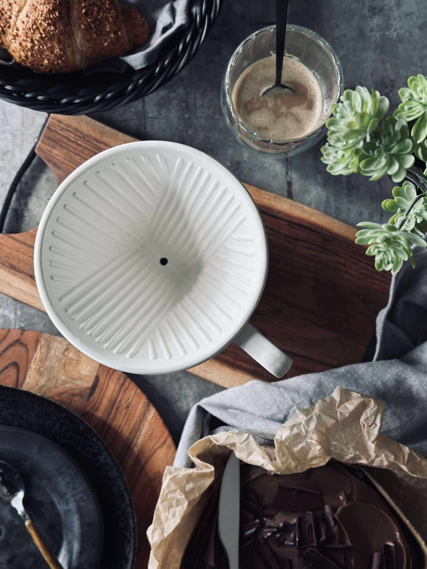 Kaffefilter i porselen