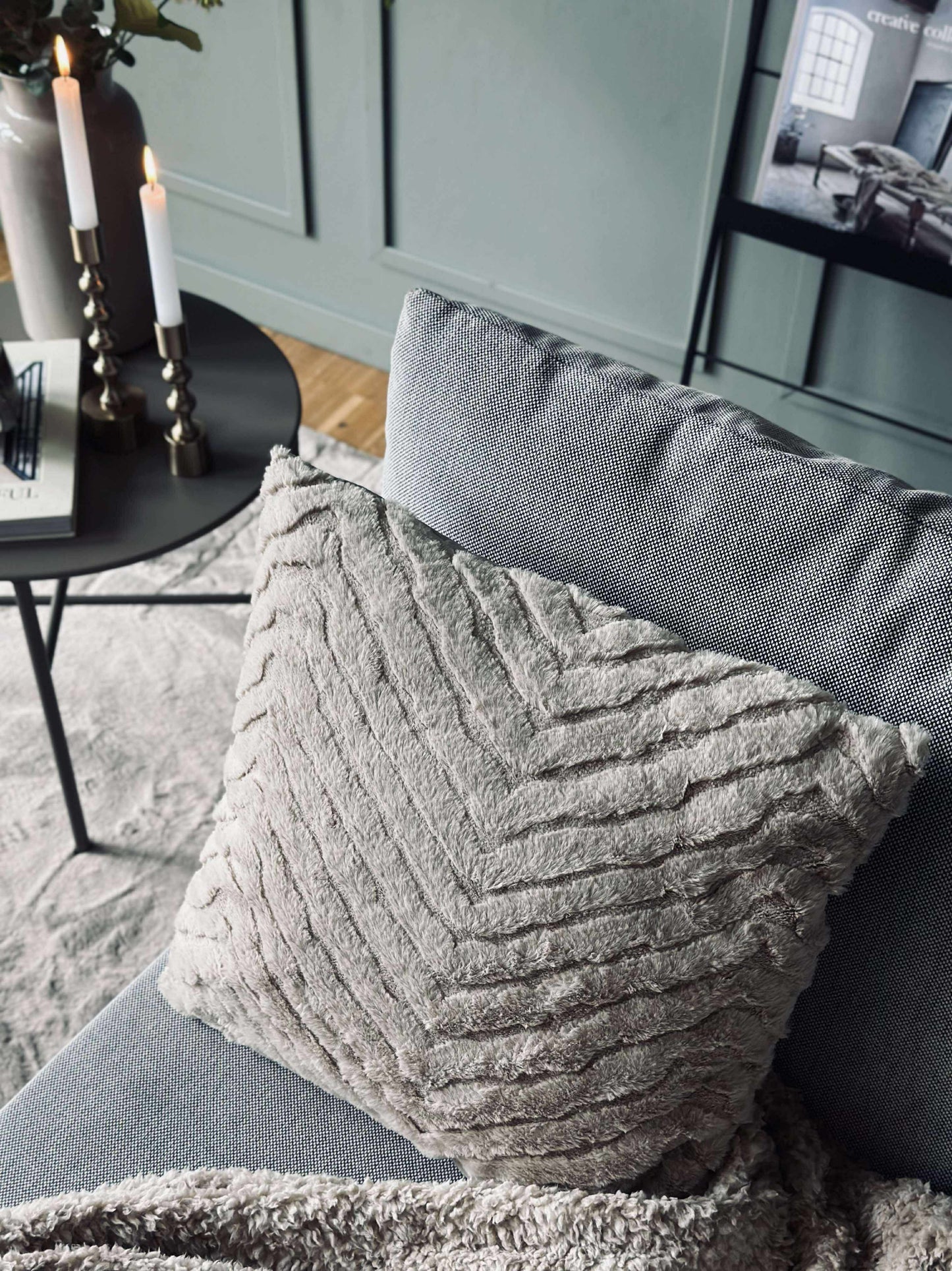 Pute med fyll - Beige