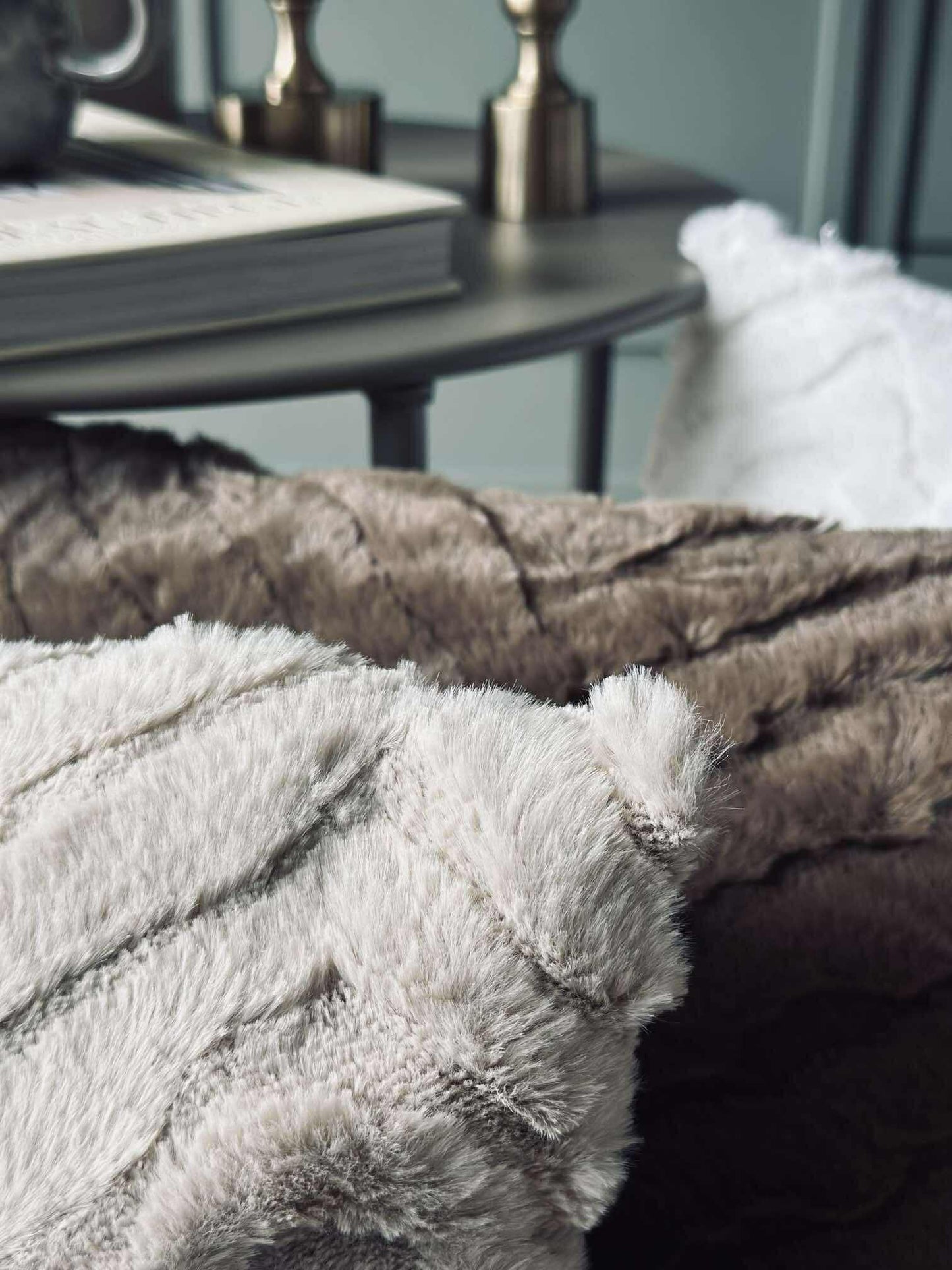 Pute med fyll - Beige