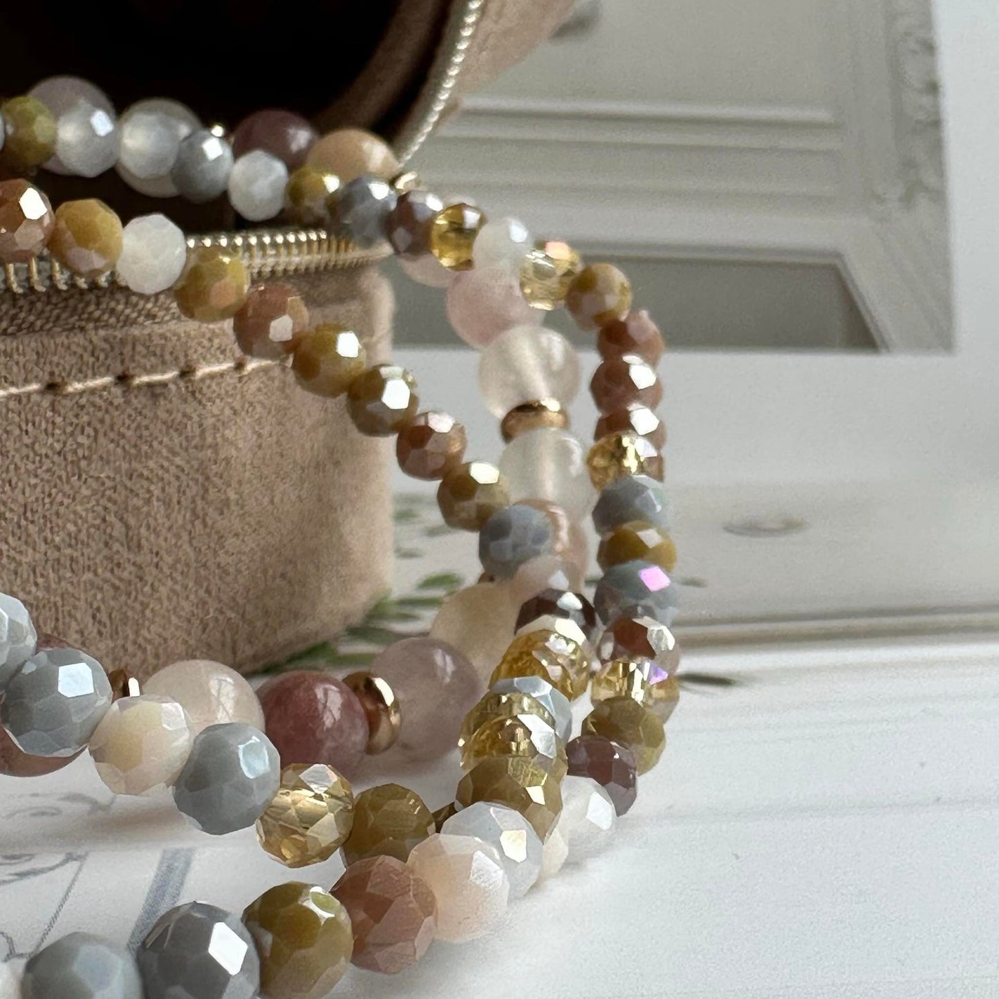 Armbånd Luna Blush Mix – Sett med 3 stk