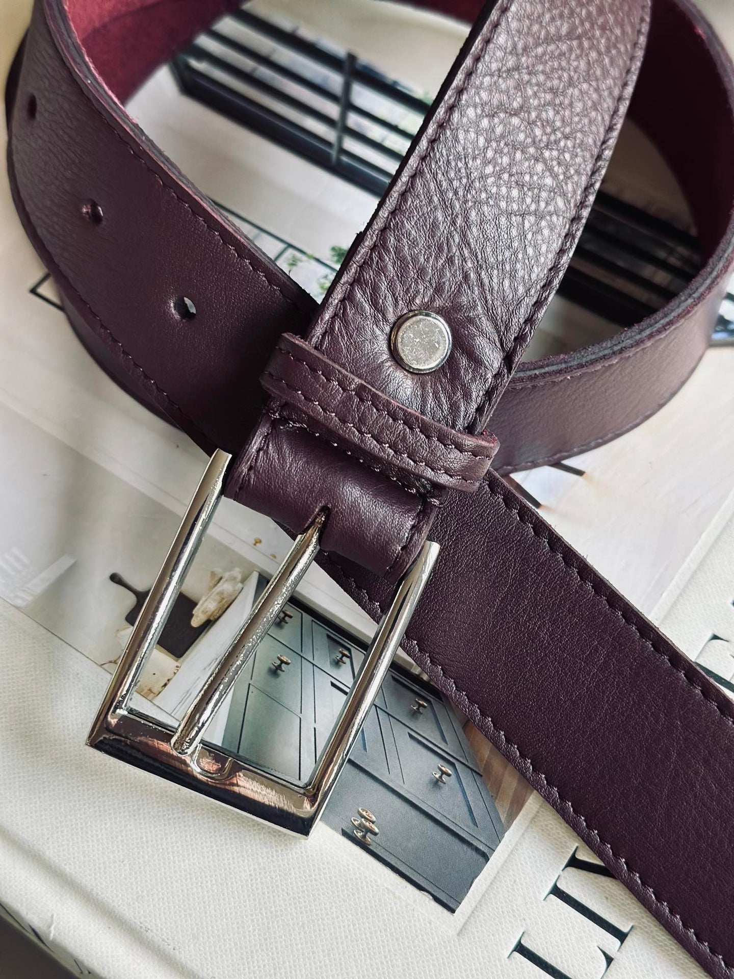 Belte 3,5 cm - OX blood