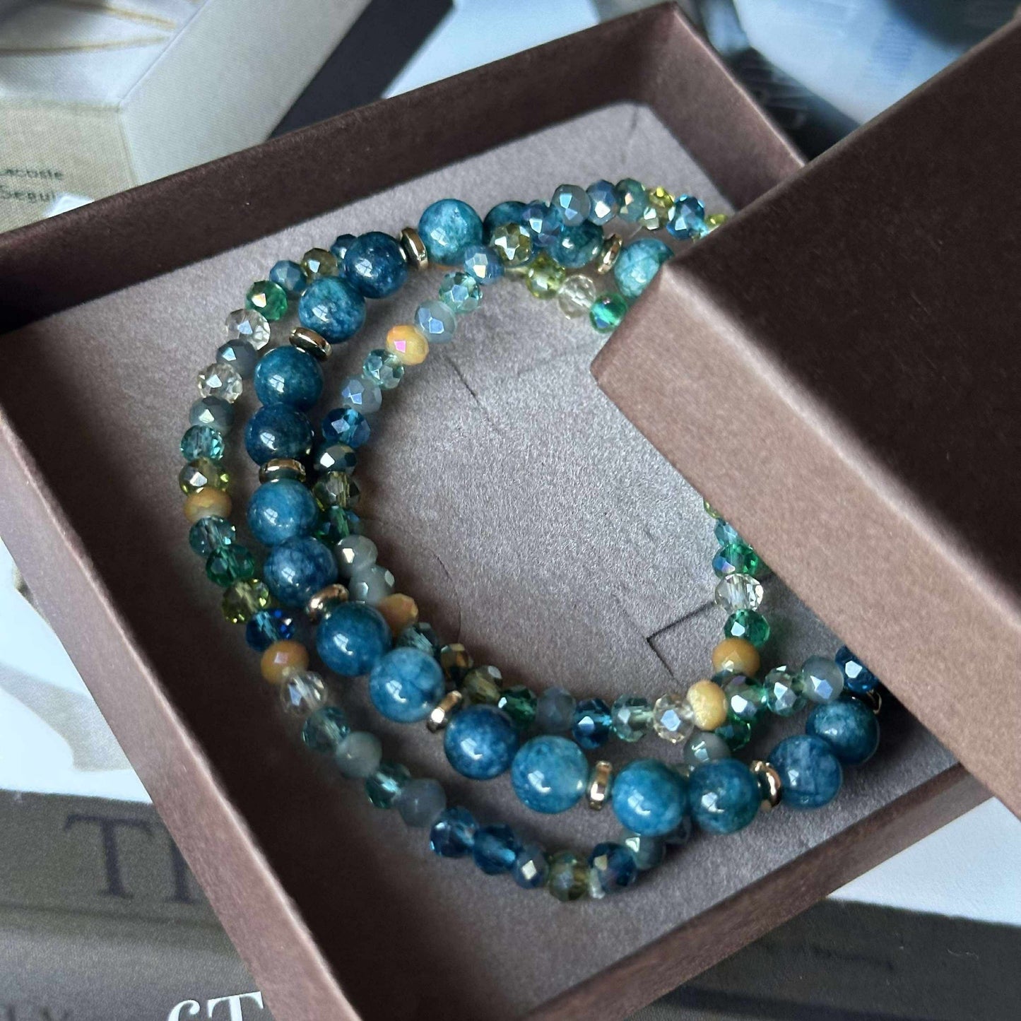 Armbånd Luna Sea Green – Sett med 3 stk