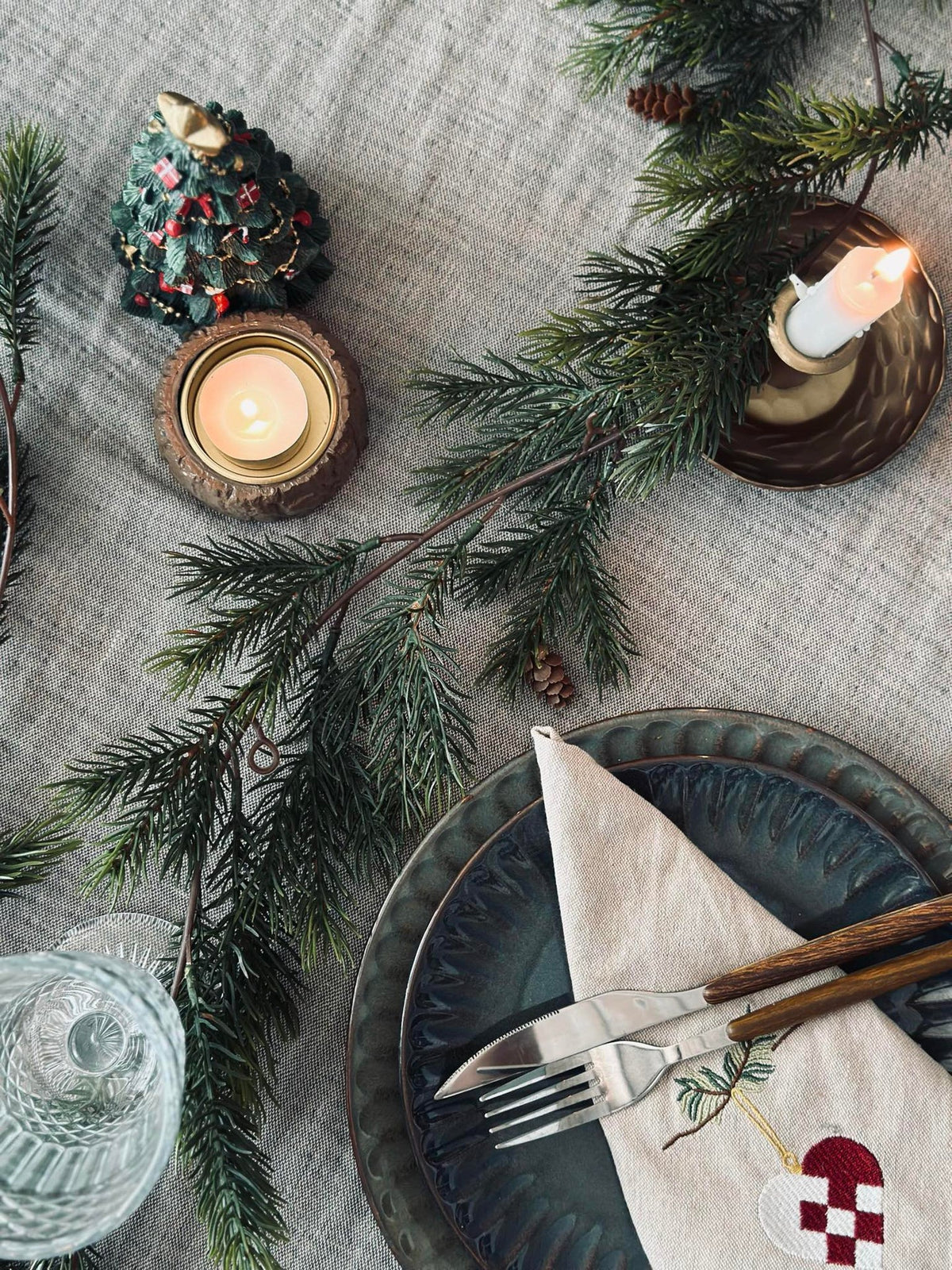Lysestake Juletre