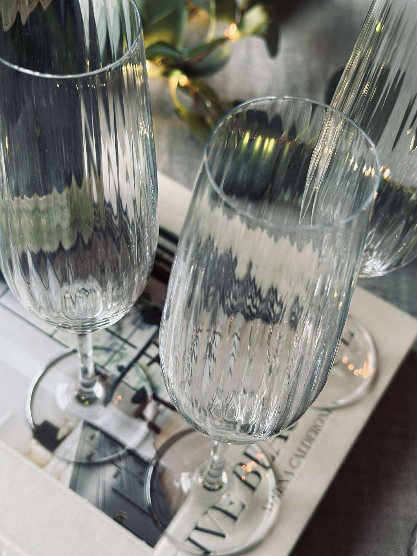 Champagneglass CRYSTAL - Sett med 4 stk.