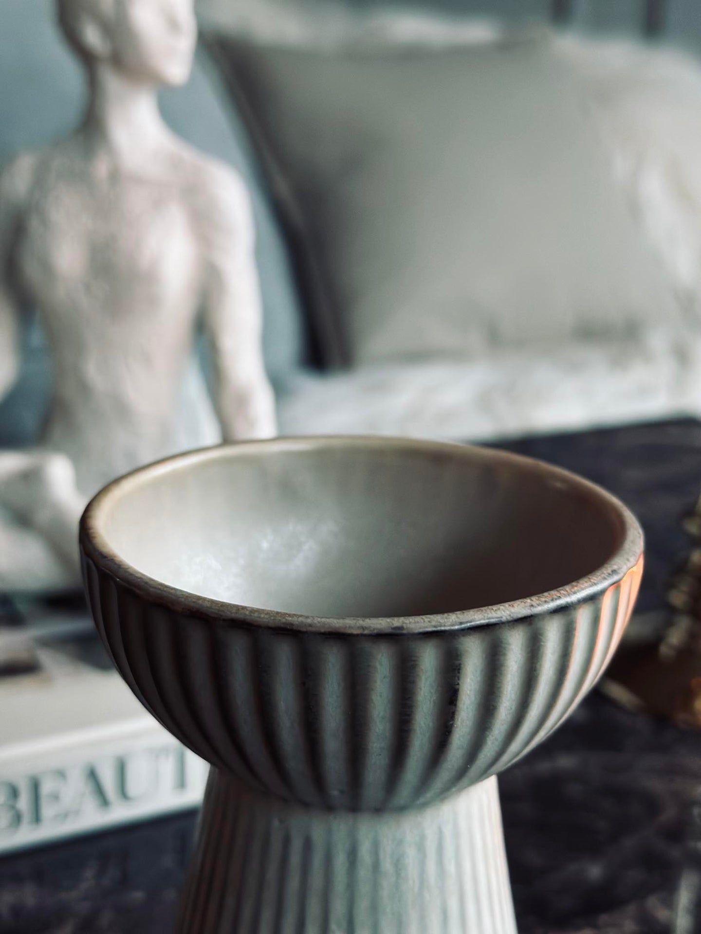 Hyacintvase VIGA - Matt brun