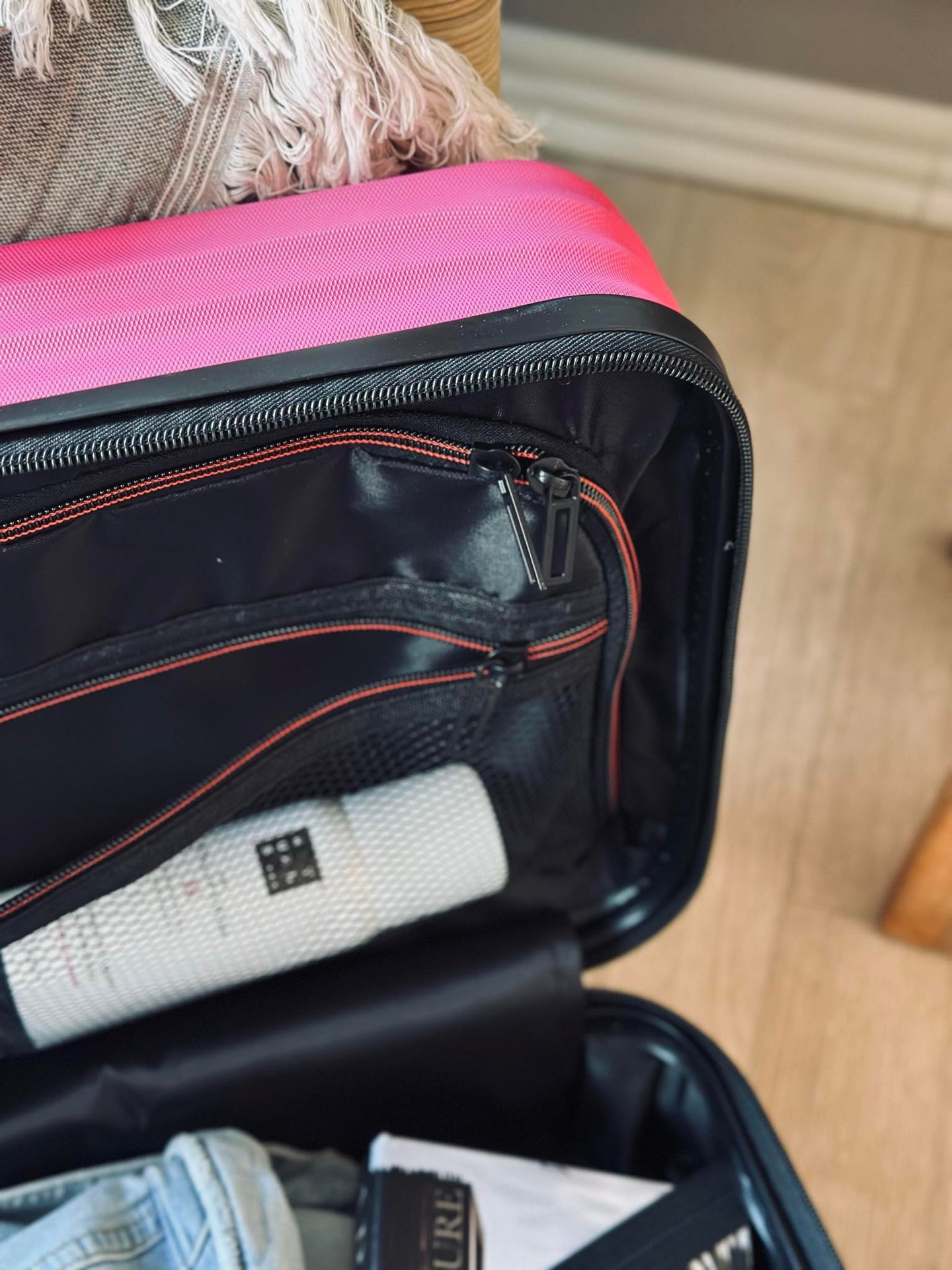 Koffert Trolley - Magenta pink