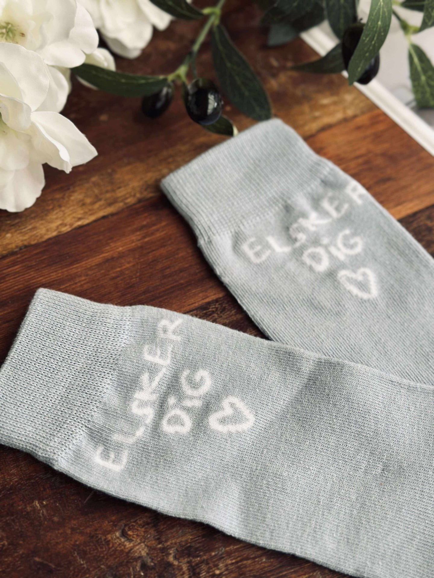 Strømper blå - str. 42-46