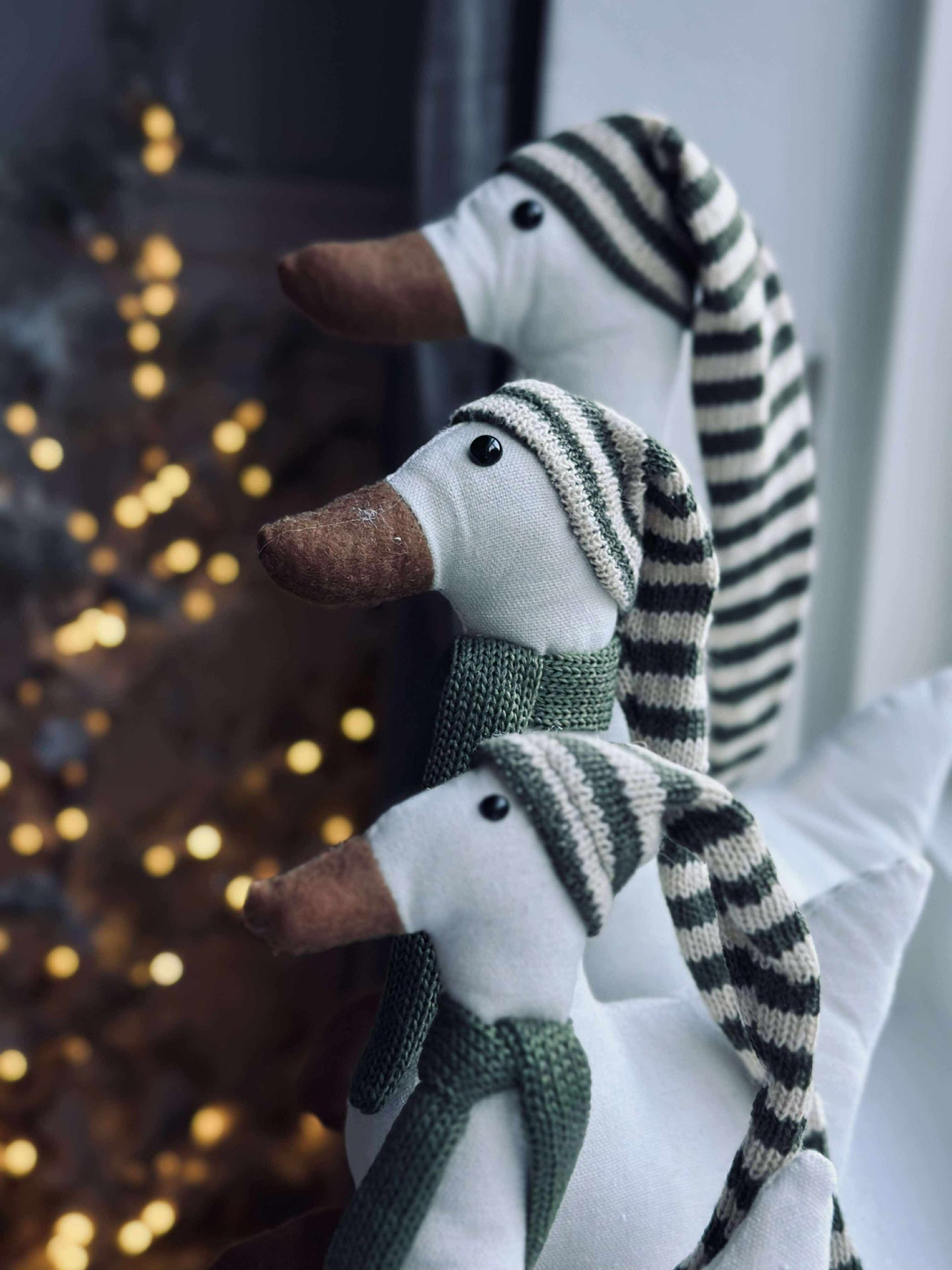 Juleand med grønn lue - Mini