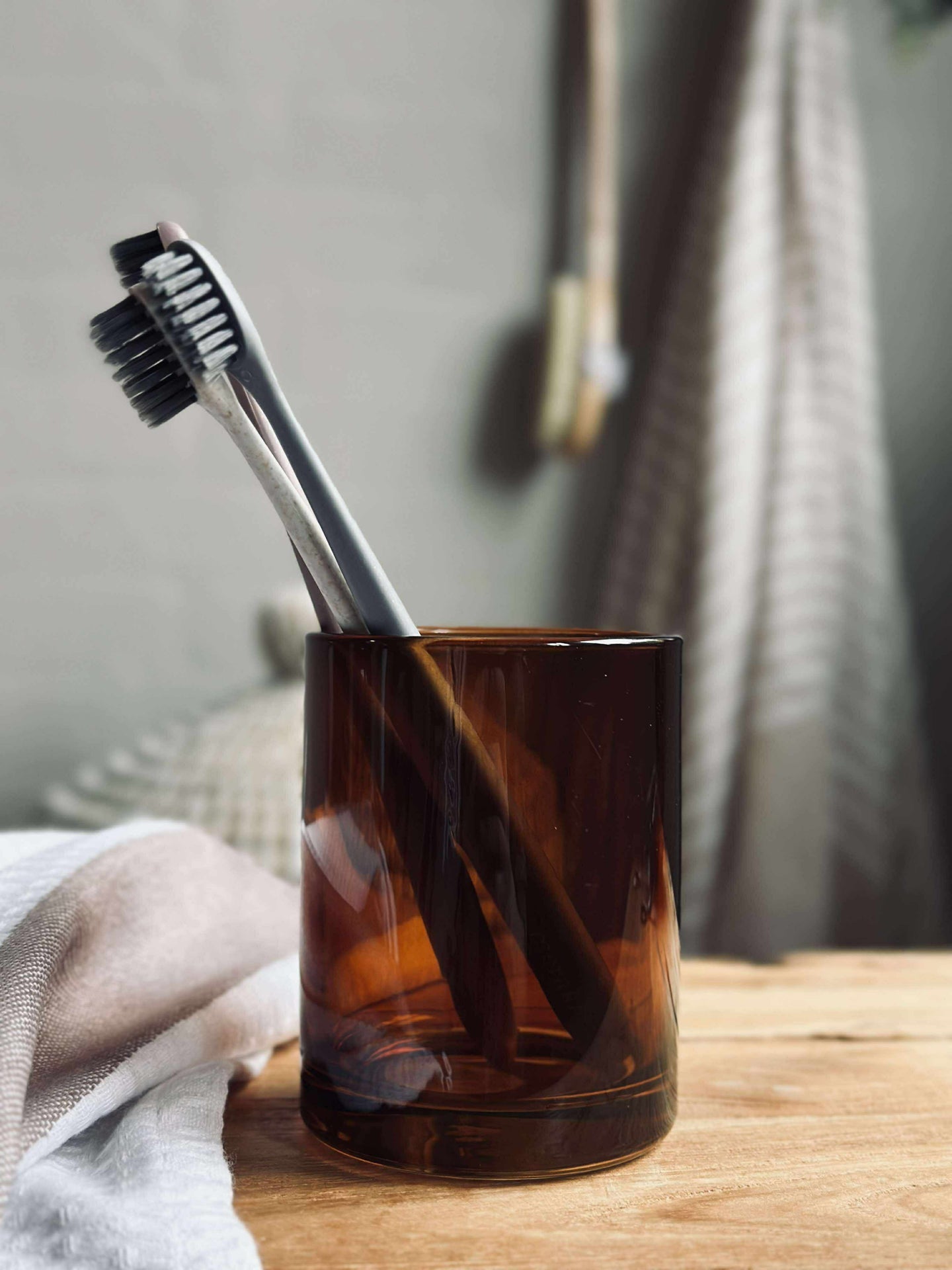 Tannkrus - Brun glass