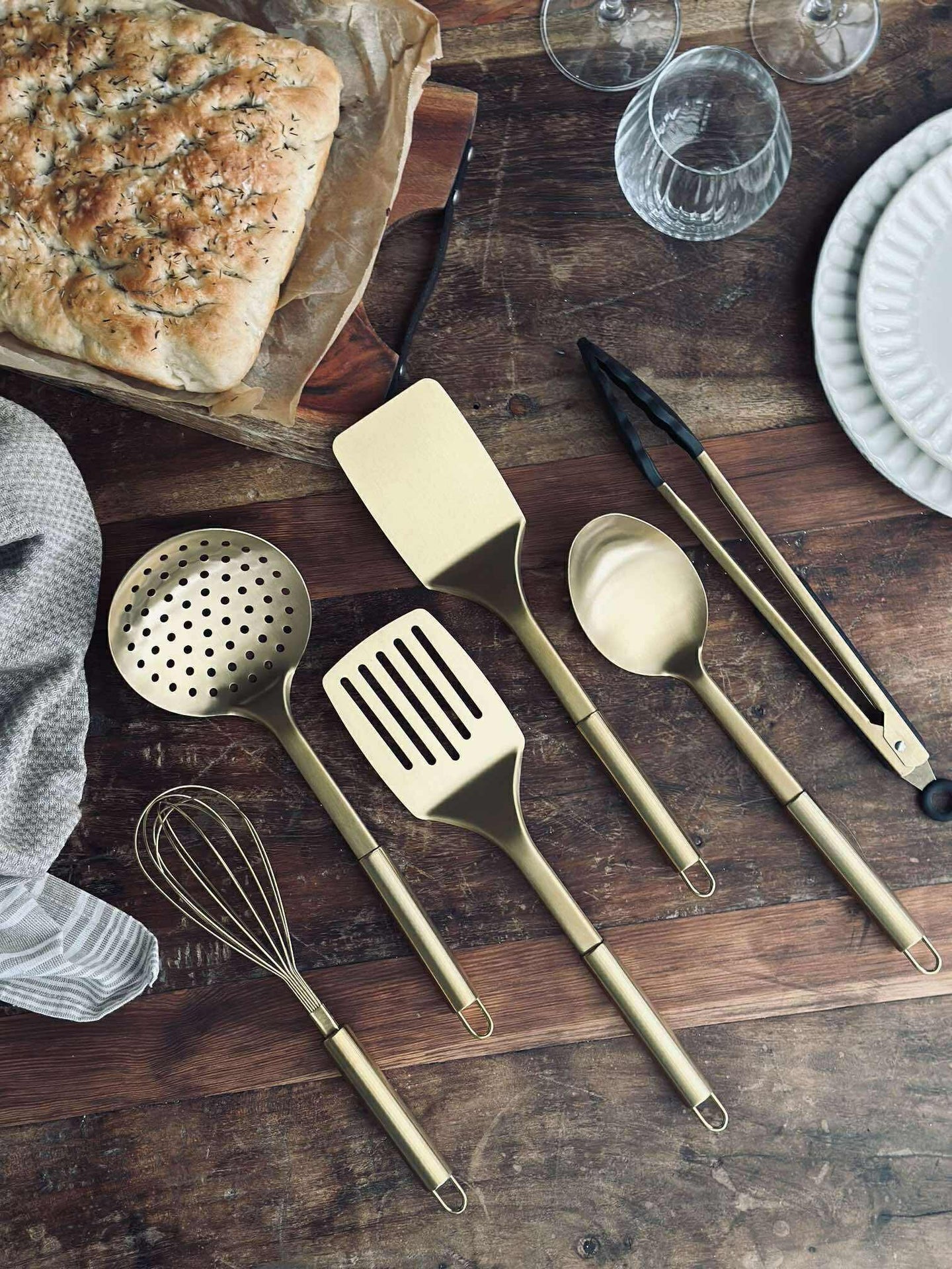 Øse Golden - Rustfritt stål